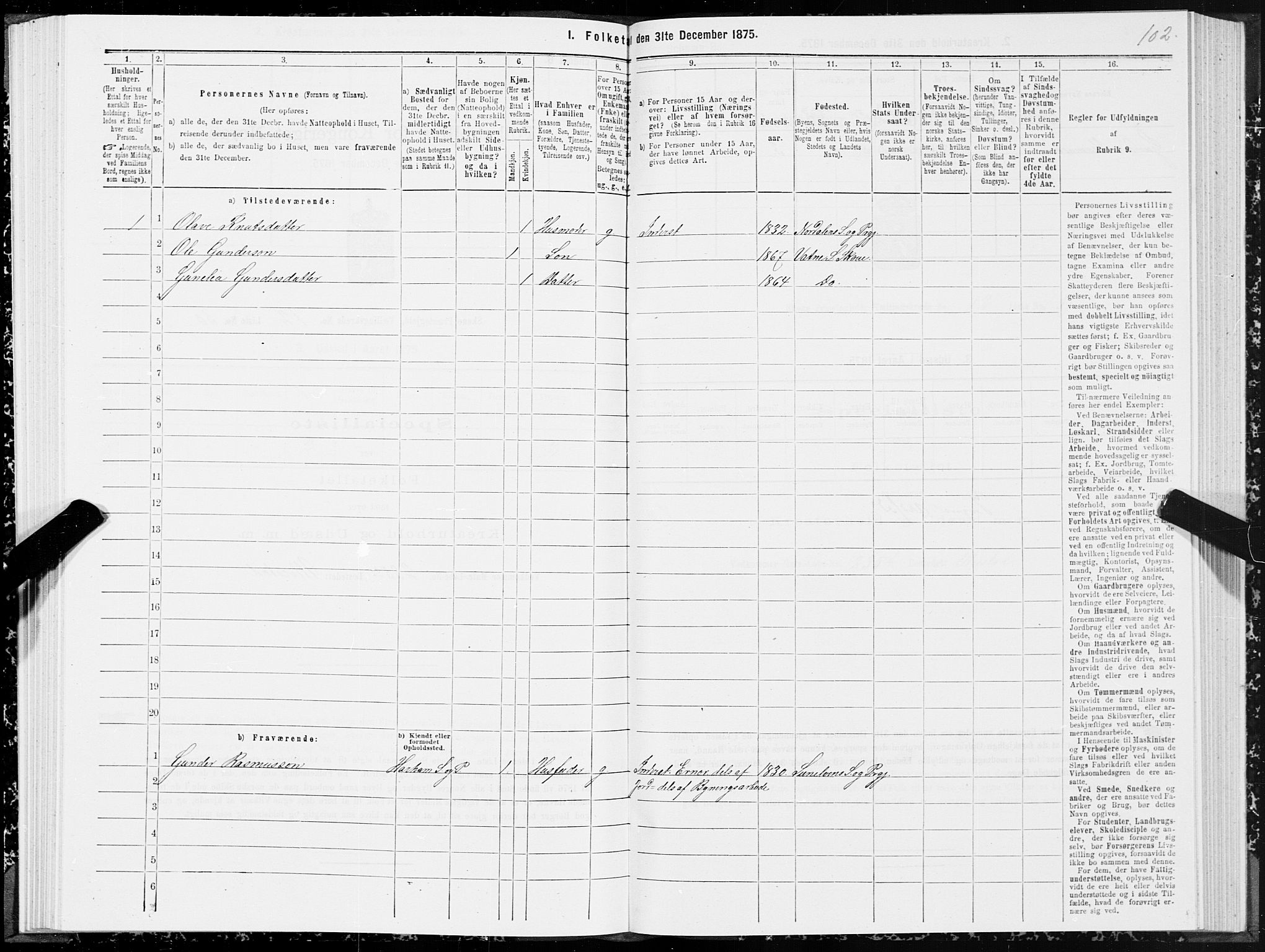 SAT, Folketelling 1875 for 1529P Skodje prestegjeld, 1875, s. 4102