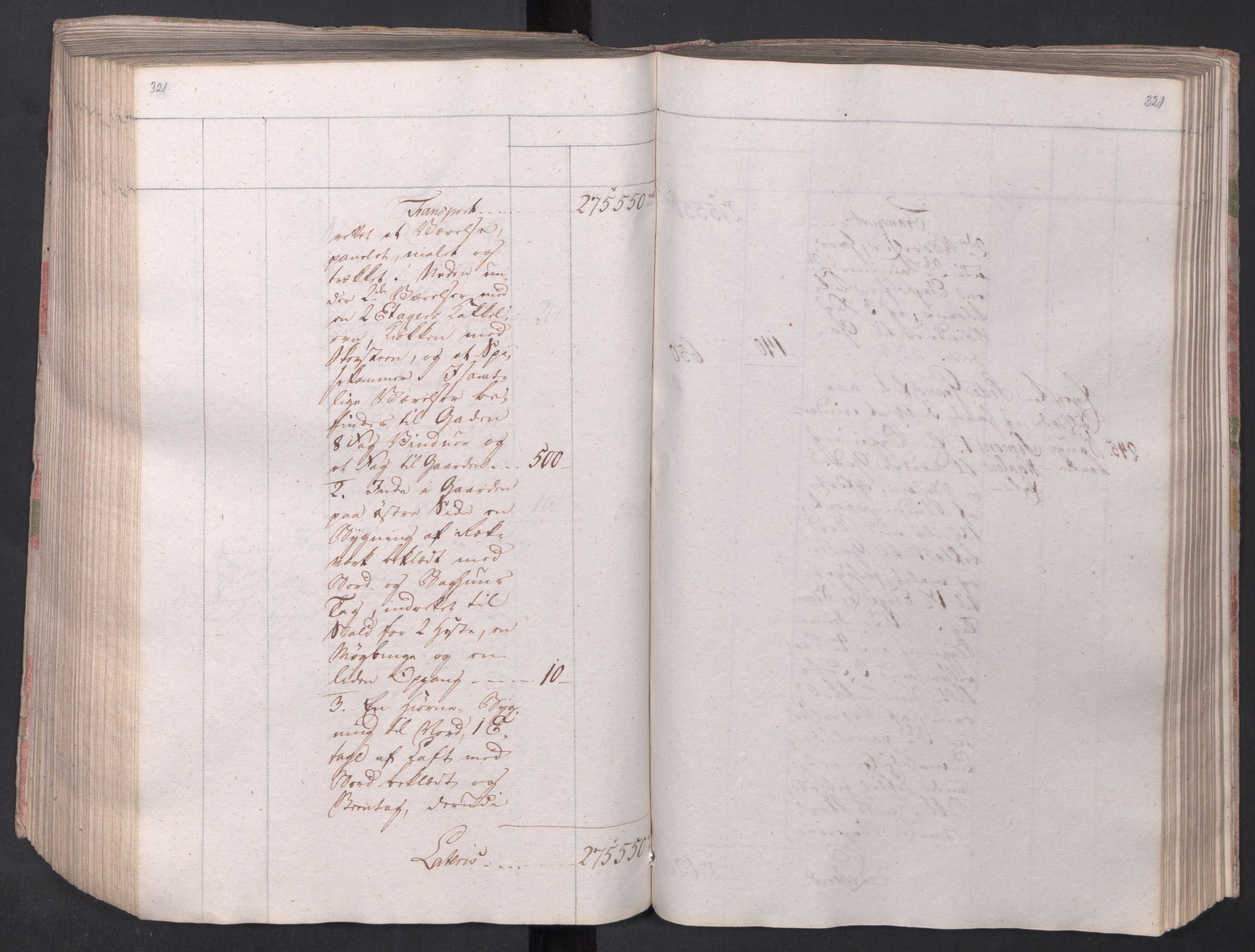 Kristiania stiftamt, AV/SAO-A-10386/I/Ia/L0015: Branntakster, 1797, s. 321