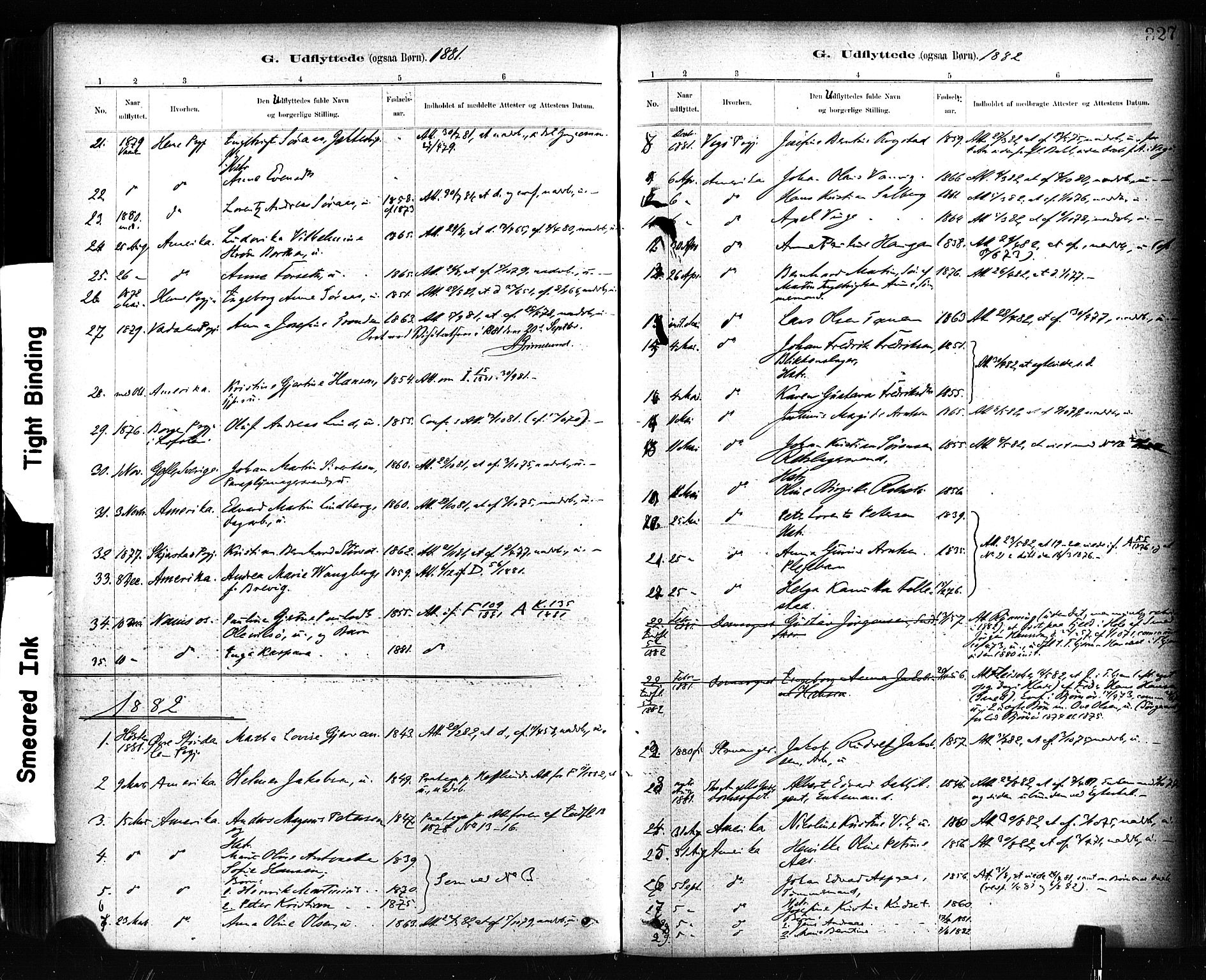Ministerialprotokoller, klokkerbøker og fødselsregistre - Sør-Trøndelag, SAT/A-1456/604/L0189: Ministerialbok nr. 604A10, 1878-1892, s. 327