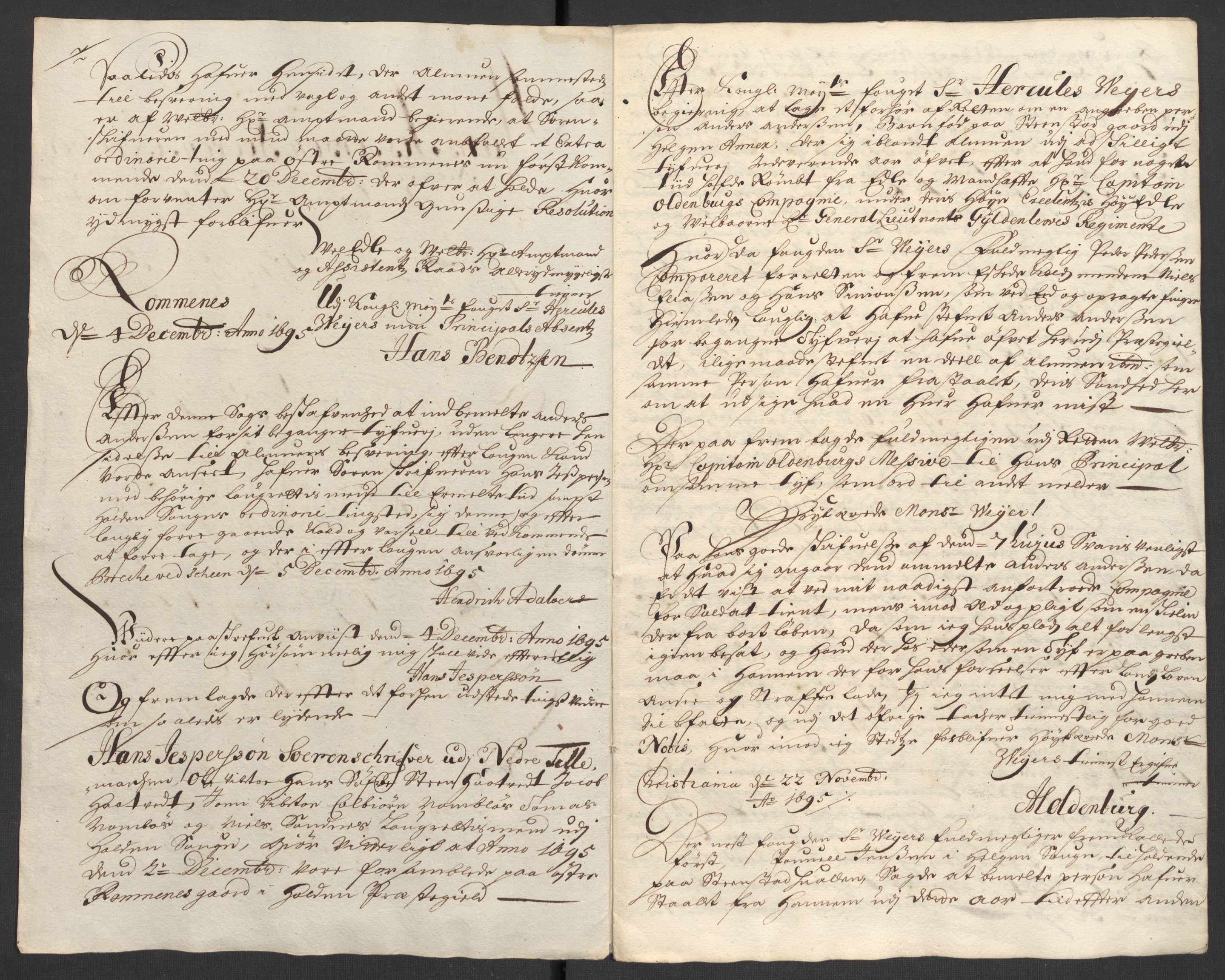 Rentekammeret inntil 1814, Reviderte regnskaper, Fogderegnskap, RA/EA-4092/R36/L2095: Fogderegnskap Øvre og Nedre Telemark og Bamble, 1696, s. 173