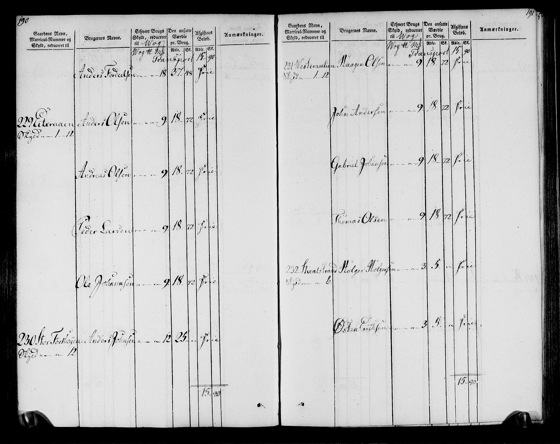 Rentekammeret inntil 1814, Realistisk ordnet avdeling, AV/RA-EA-4070/N/Ne/Nea/L0158: Helgeland fogderi. Oppebørselsregister, 1803-1804, s. 99