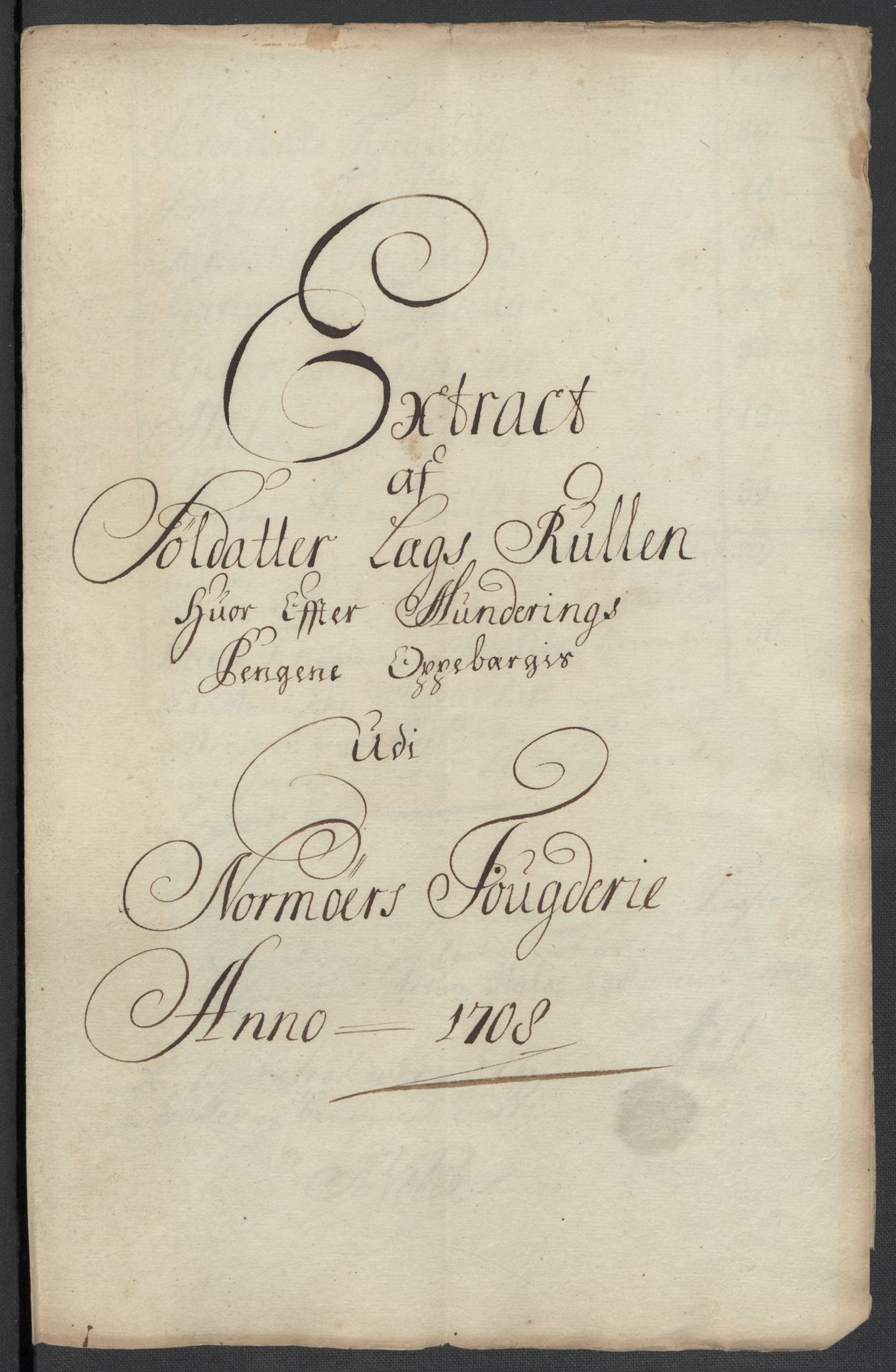 Rentekammeret inntil 1814, Reviderte regnskaper, Fogderegnskap, RA/EA-4092/R56/L3743: Fogderegnskap Nordmøre, 1708, s. 72