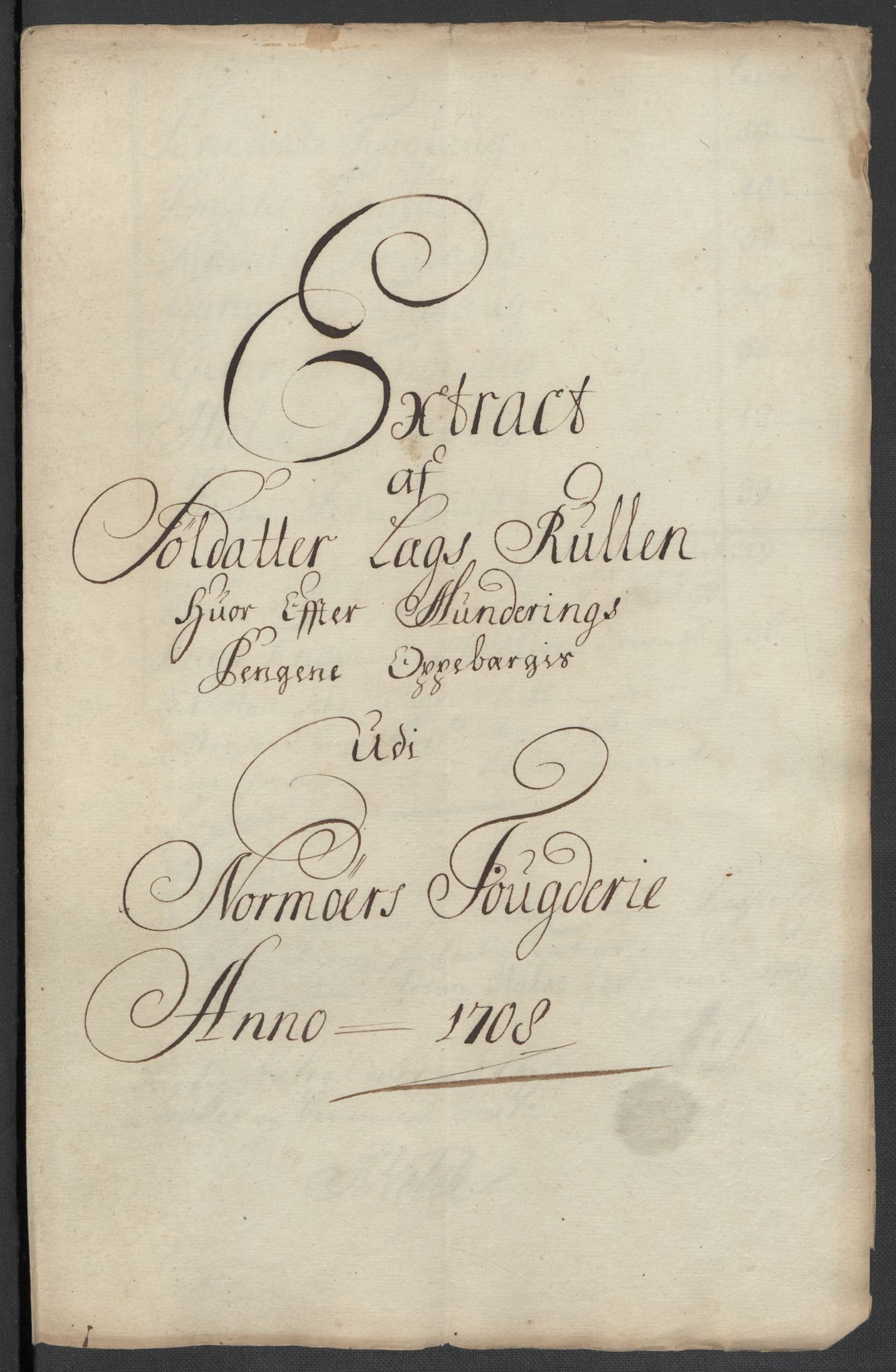 Rentekammeret inntil 1814, Reviderte regnskaper, Fogderegnskap, AV/RA-EA-4092/R56/L3743: Fogderegnskap Nordmøre, 1708, s. 72