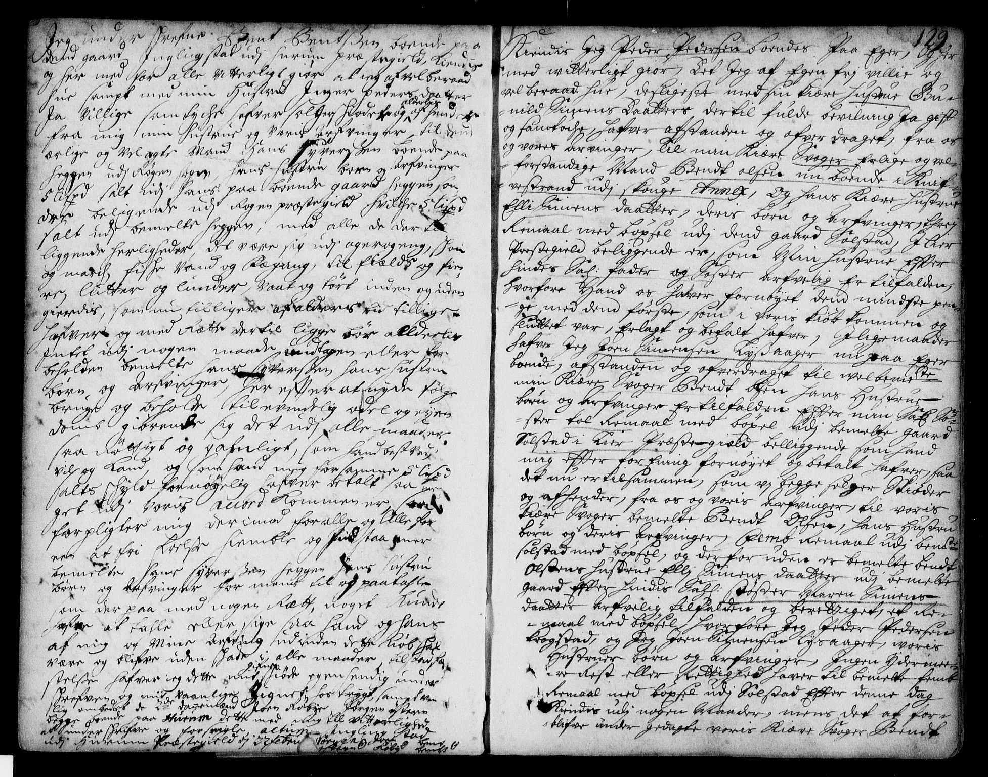 Lier, Røyken og Hurum sorenskriveri, SAKO/A-89/G/Ga/Gaa/L0001: Pantebok nr. I, 1701-1725, s. 129