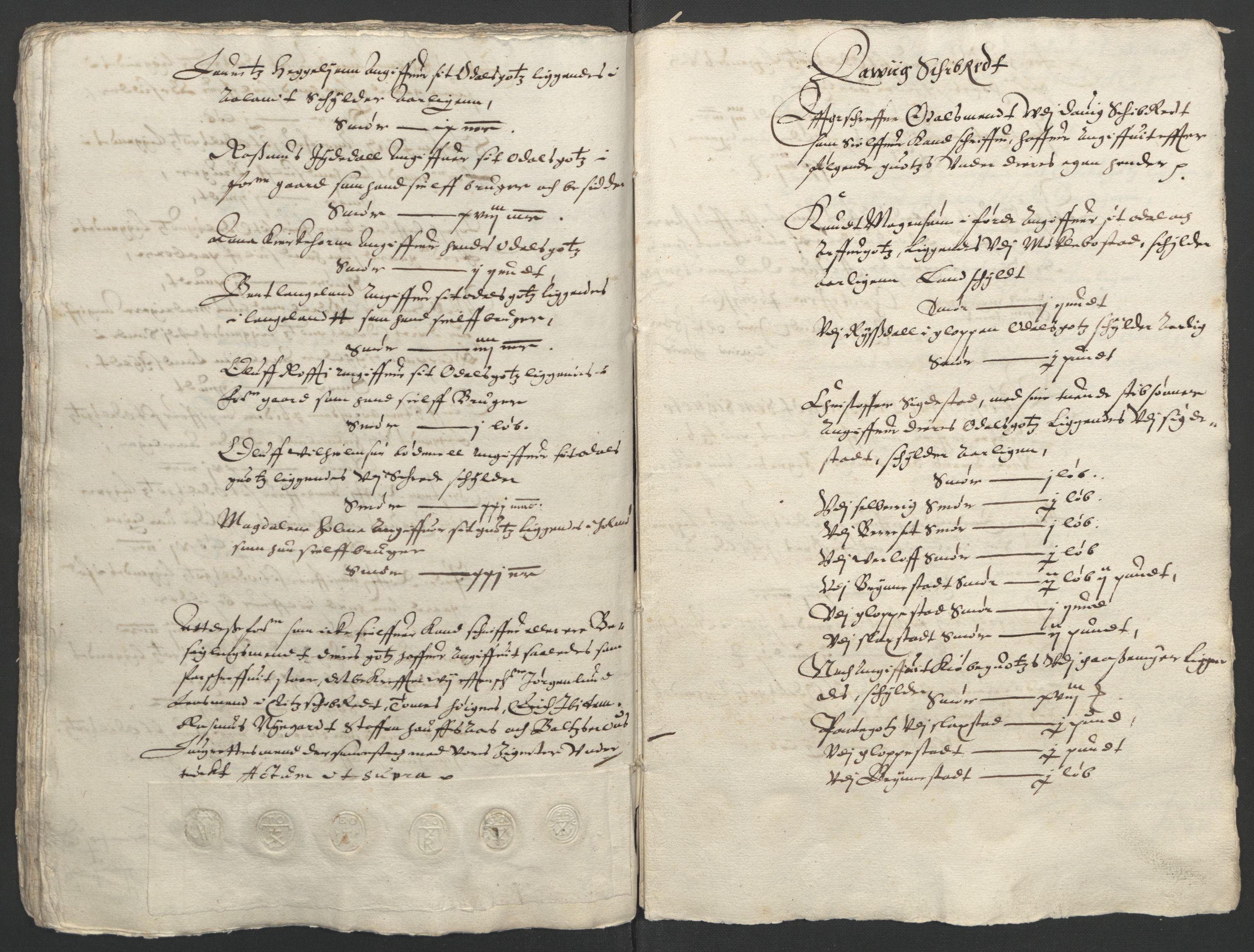 Stattholderembetet 1572-1771, RA/EA-2870/Ek/L0011/0001: Jordebøker til utlikning av rosstjeneste 1624-1626: / Odelsjordebøker for Bergenhus len, 1624, s. 245