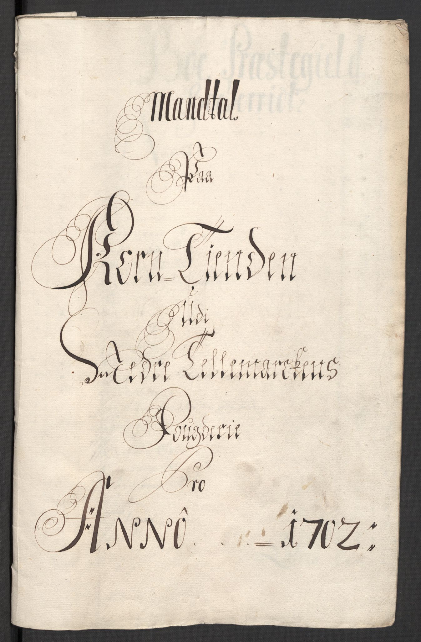 Rentekammeret inntil 1814, Reviderte regnskaper, Fogderegnskap, RA/EA-4092/R36/L2106: Fogderegnskap Øvre og Nedre Telemark og Bamble, 1702, s. 27