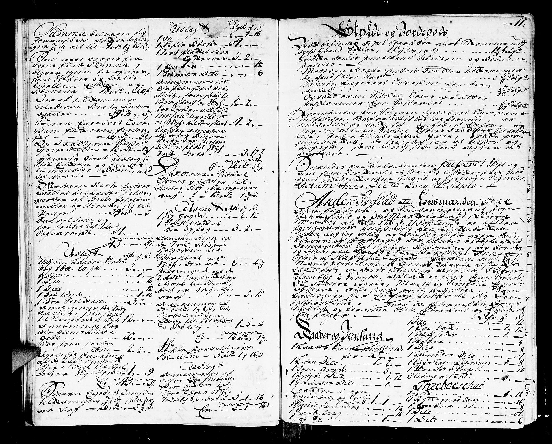 Ringerike og Hallingdal sorenskriveri, AV/SAKO-A-81/H/Ha/L0007: Skifteprotokoll, 1716-1721, s. 10b-11a