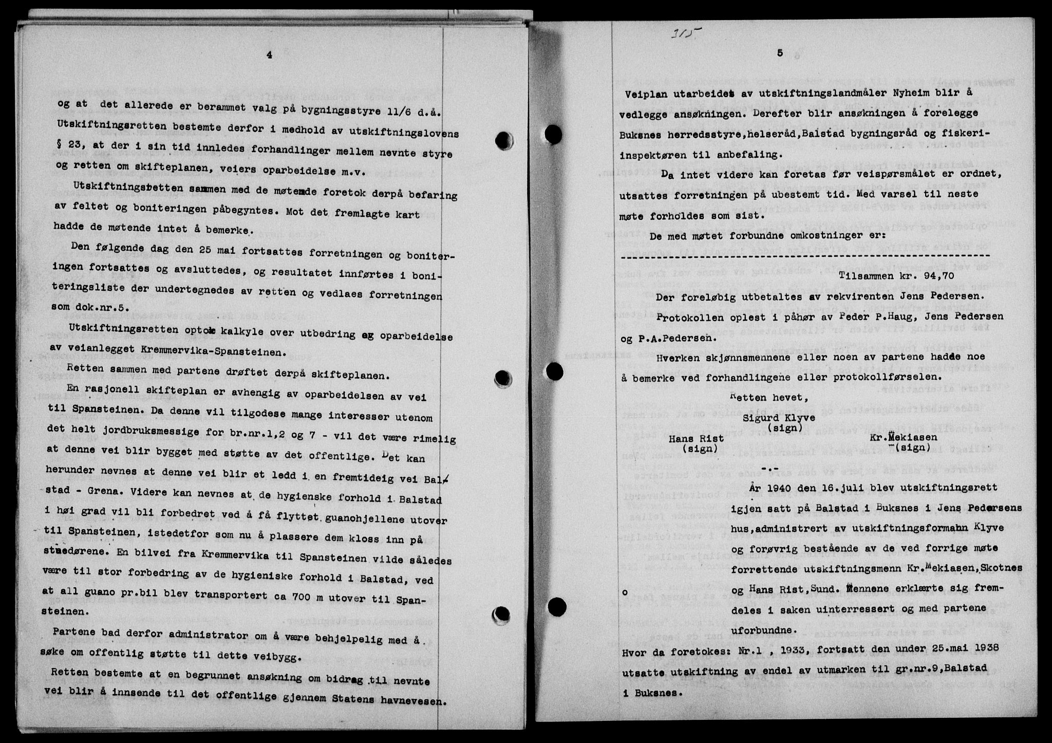 Lofoten sorenskriveri, SAT/A-0017/1/2/2C/L0007a: Pantebok nr. 7a, 1939-1940, Dagboknr: 711/1940