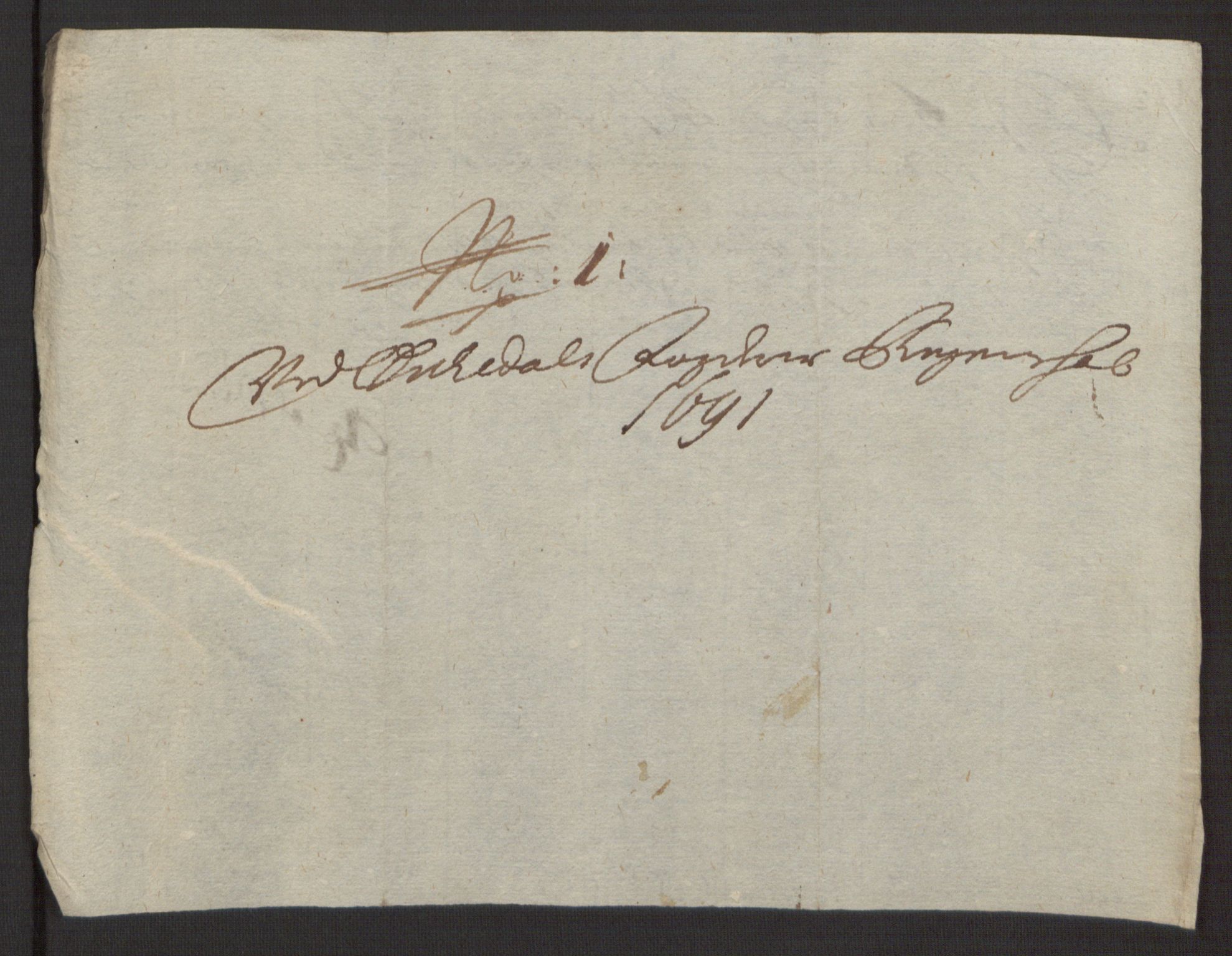 Rentekammeret inntil 1814, Reviderte regnskaper, Fogderegnskap, RA/EA-4092/R58/L3937: Fogderegnskap Orkdal, 1691-1692, s. 143