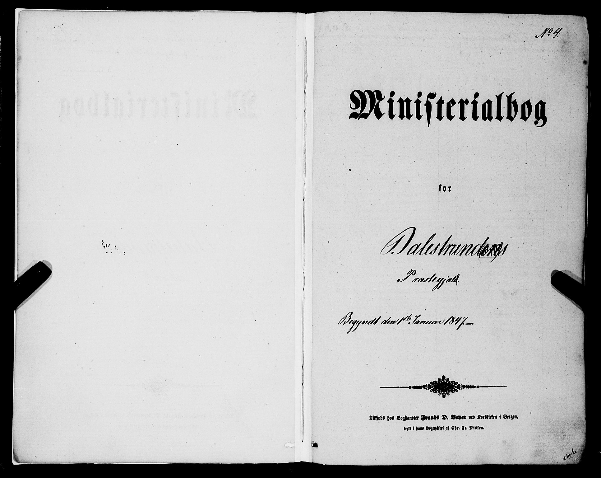 Balestrand sokneprestembete, SAB/A-79601/H/Haa/Haaa/L0002: Ministerialbok nr. A 2, 1847-1866