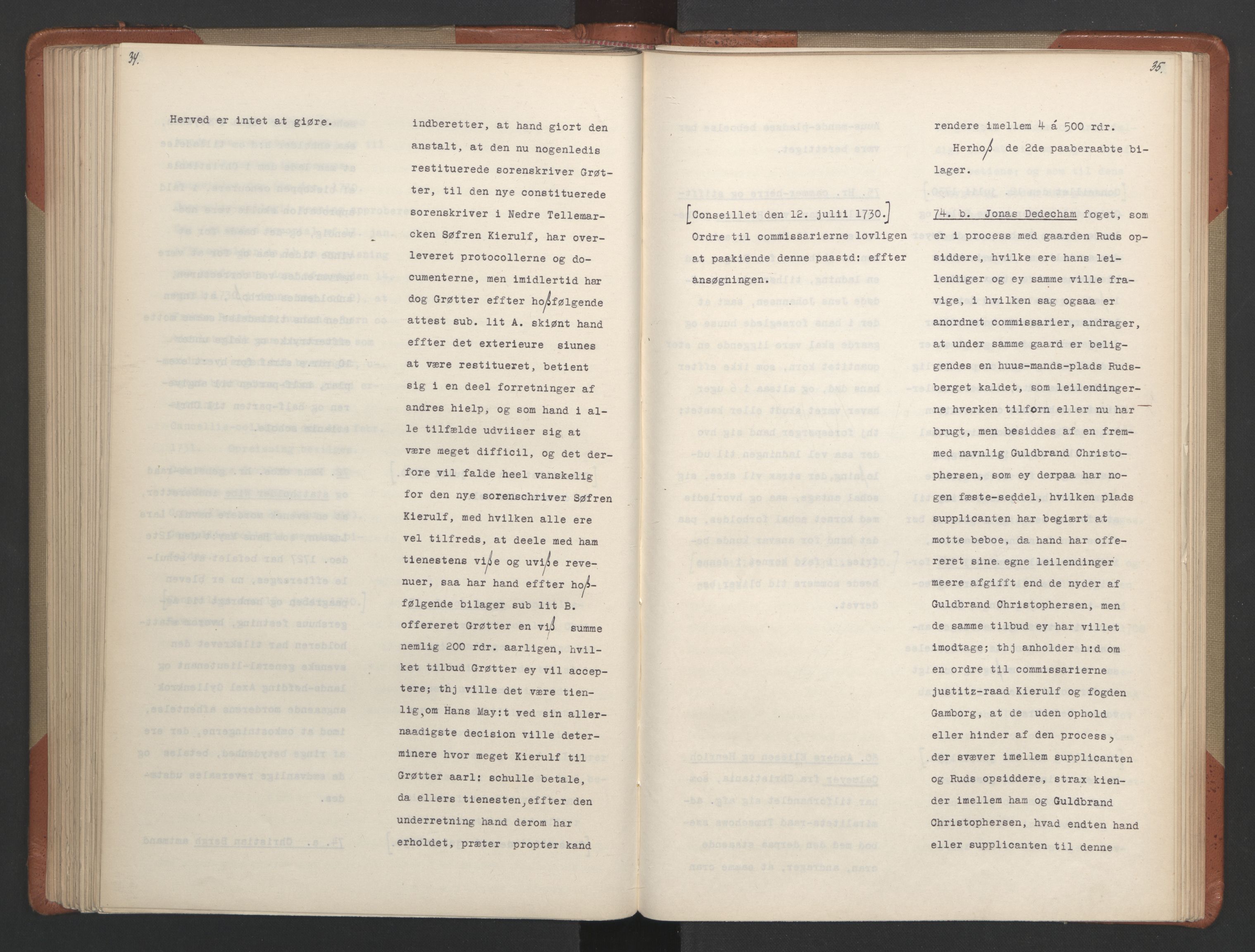 Avskriftsamlingen, AV/RA-EA-4022/F/Fa/L0093: Supplikker, 1730, s. 171