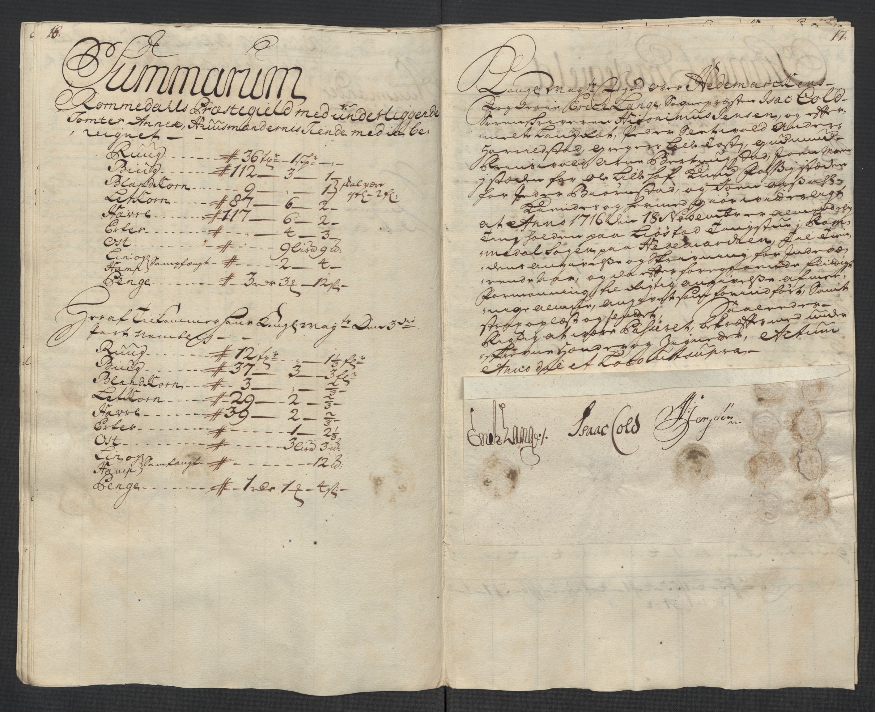 Rentekammeret inntil 1814, Reviderte regnskaper, Fogderegnskap, AV/RA-EA-4092/R16/L1055: Fogderegnskap Hedmark, 1716, s. 256