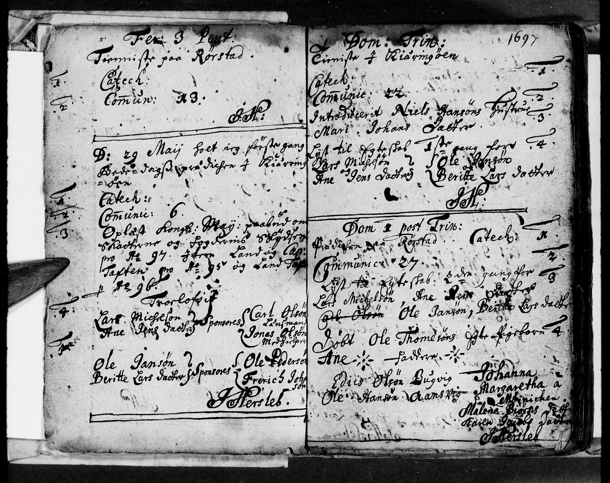 Ministerialprotokoller, klokkerbøker og fødselsregistre - Nordland, AV/SAT-A-1459/853/L0764: Ministerialbok nr. 853A03, 1697-1715