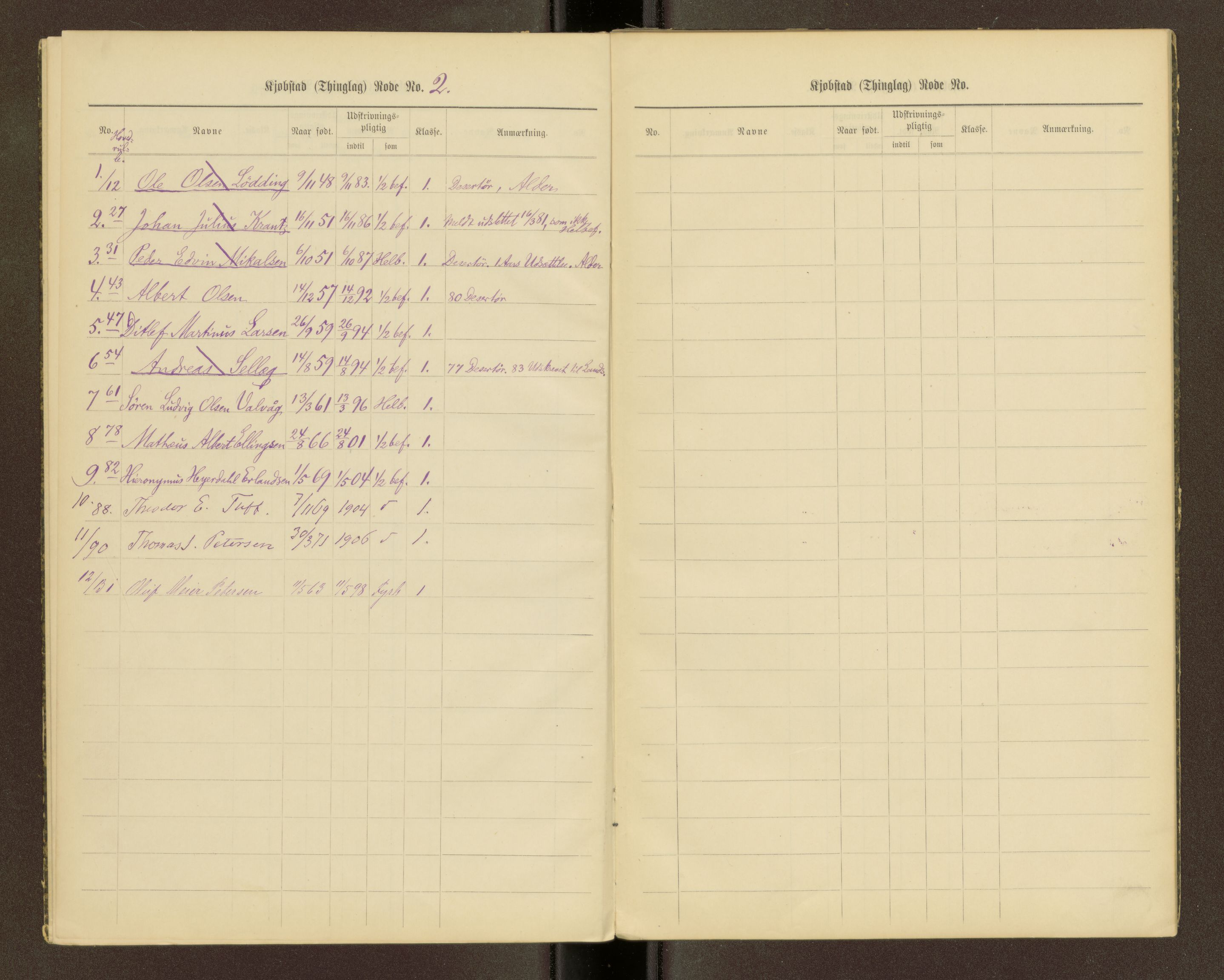 Trondheim sjømannskontor, AV/SAT-A-4709/2/2/2c/L0061: Utskrivnings register rulle, 1883-1909