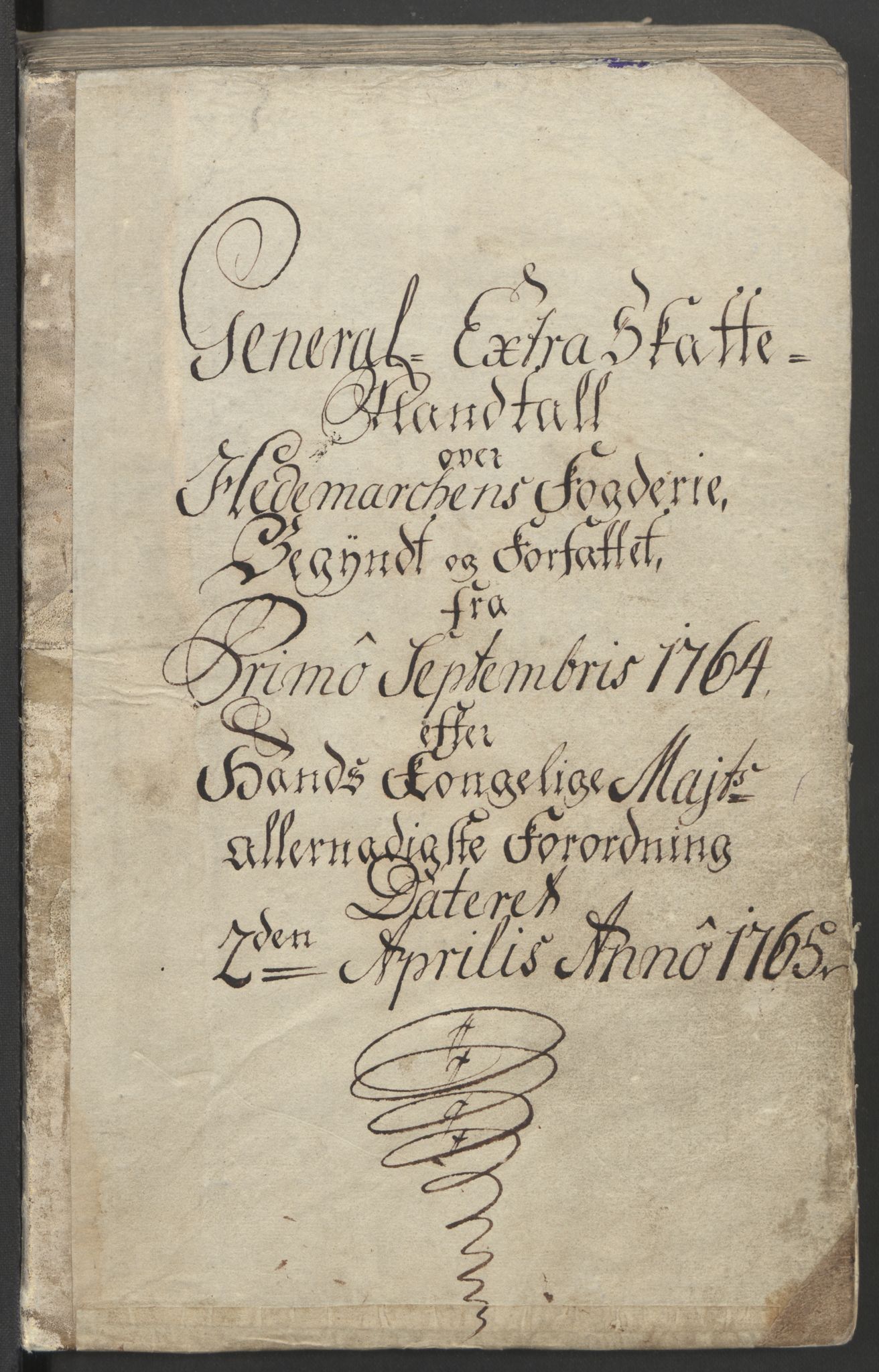 Rentekammeret inntil 1814, Reviderte regnskaper, Fogderegnskap, AV/RA-EA-4092/R16/L1148: Ekstraskatten Hedmark, 1764, s. 3