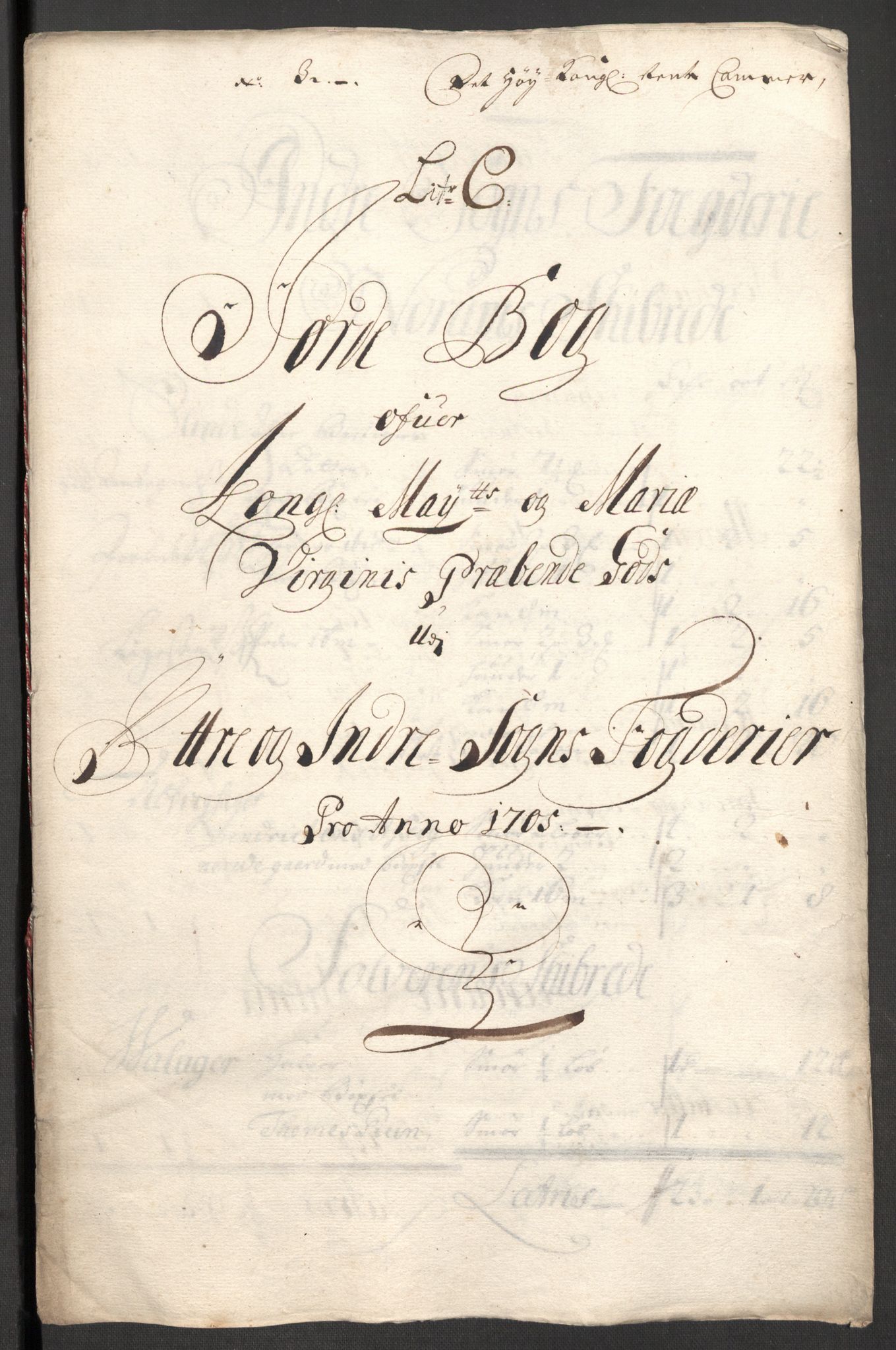 Rentekammeret inntil 1814, Reviderte regnskaper, Fogderegnskap, RA/EA-4092/R52/L3314: Fogderegnskap Sogn, 1705-1707, s. 109