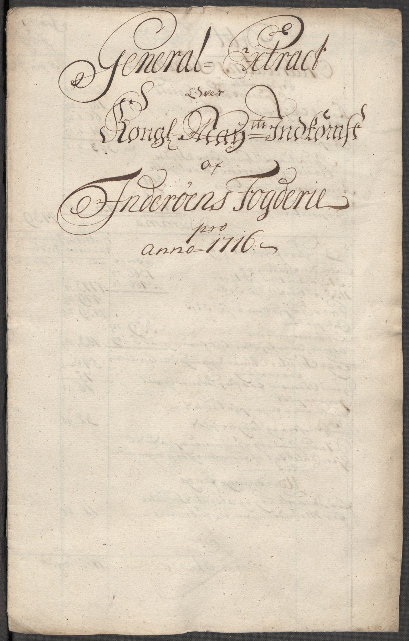Rentekammeret inntil 1814, Reviderte regnskaper, Fogderegnskap, RA/EA-4092/R63/L4324: Fogderegnskap Inderøy, 1716, s. 15
