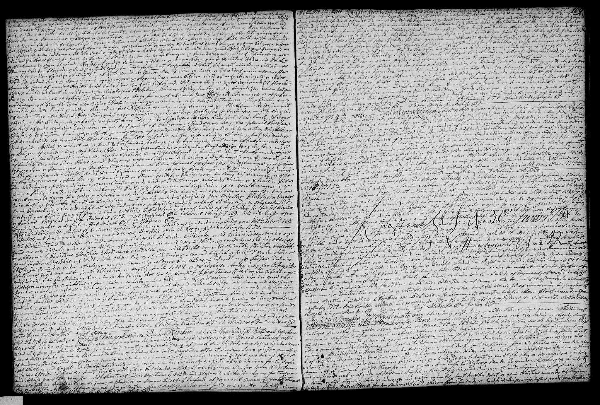 Eiker, Modum og Sigdal sorenskriveri, SAKO/A-123/G/Ga/Gaa/L0004a: Pantebok nr. I 4a, 1770-1779, s. 109
