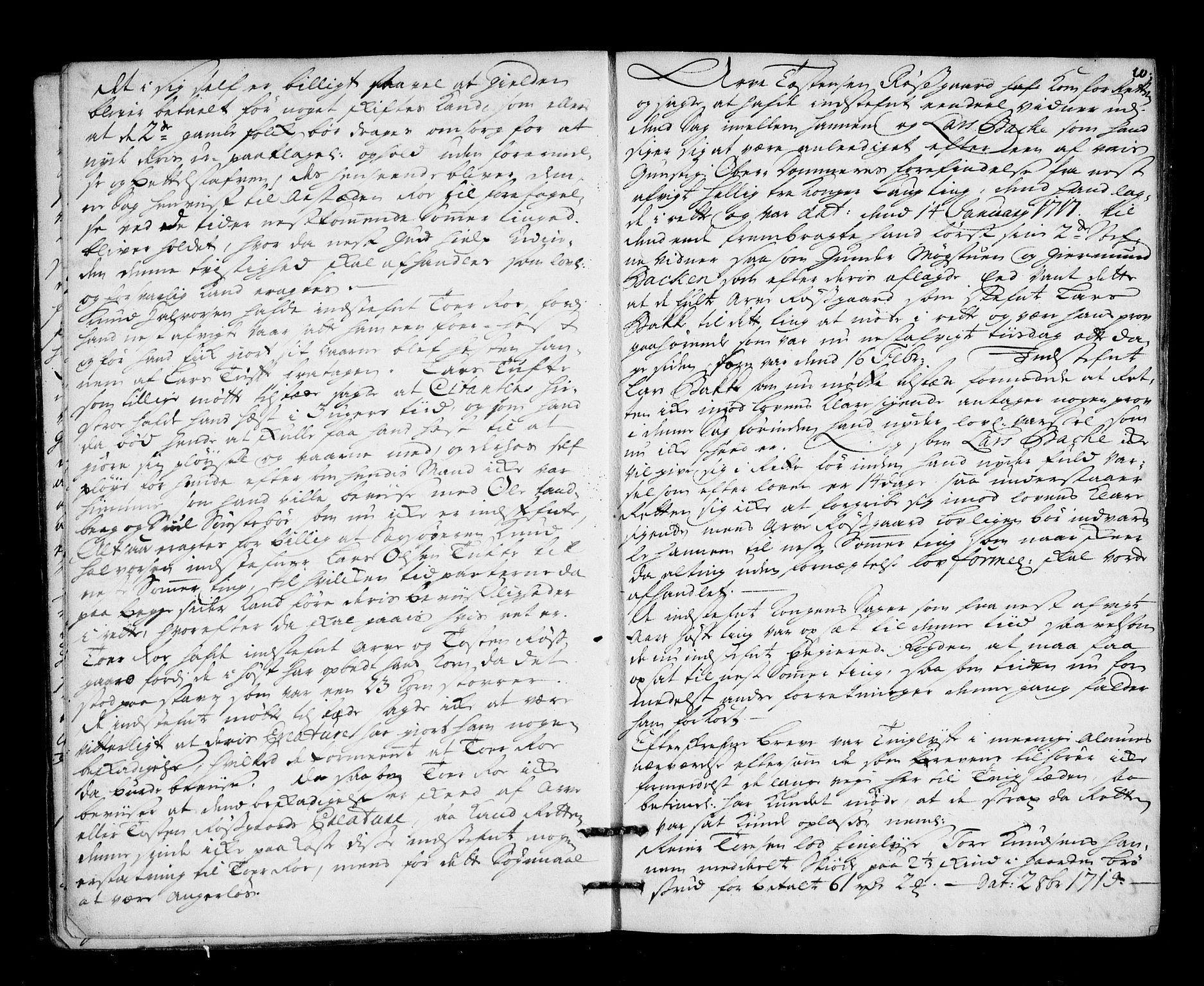 Numedal og Sandsvær sorenskriveri, AV/SAKO-A-128/F/Fa/Faa/L0047: Tingbok, 1717, s. 9b-10a