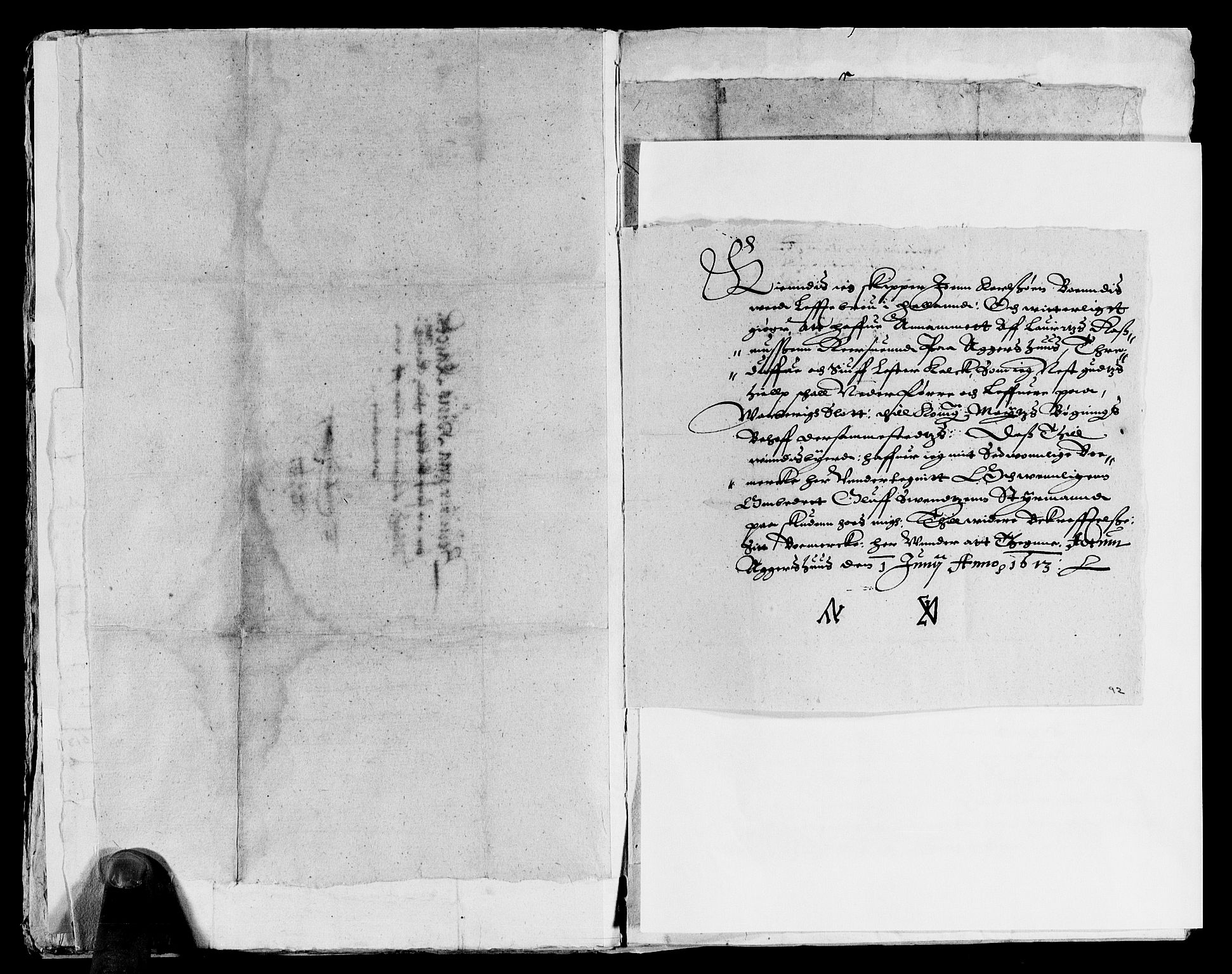 Rentekammeret inntil 1814, Reviderte regnskaper, Lensregnskaper, AV/RA-EA-5023/R/Rb/Rba/L0031: Akershus len, 1612-1613