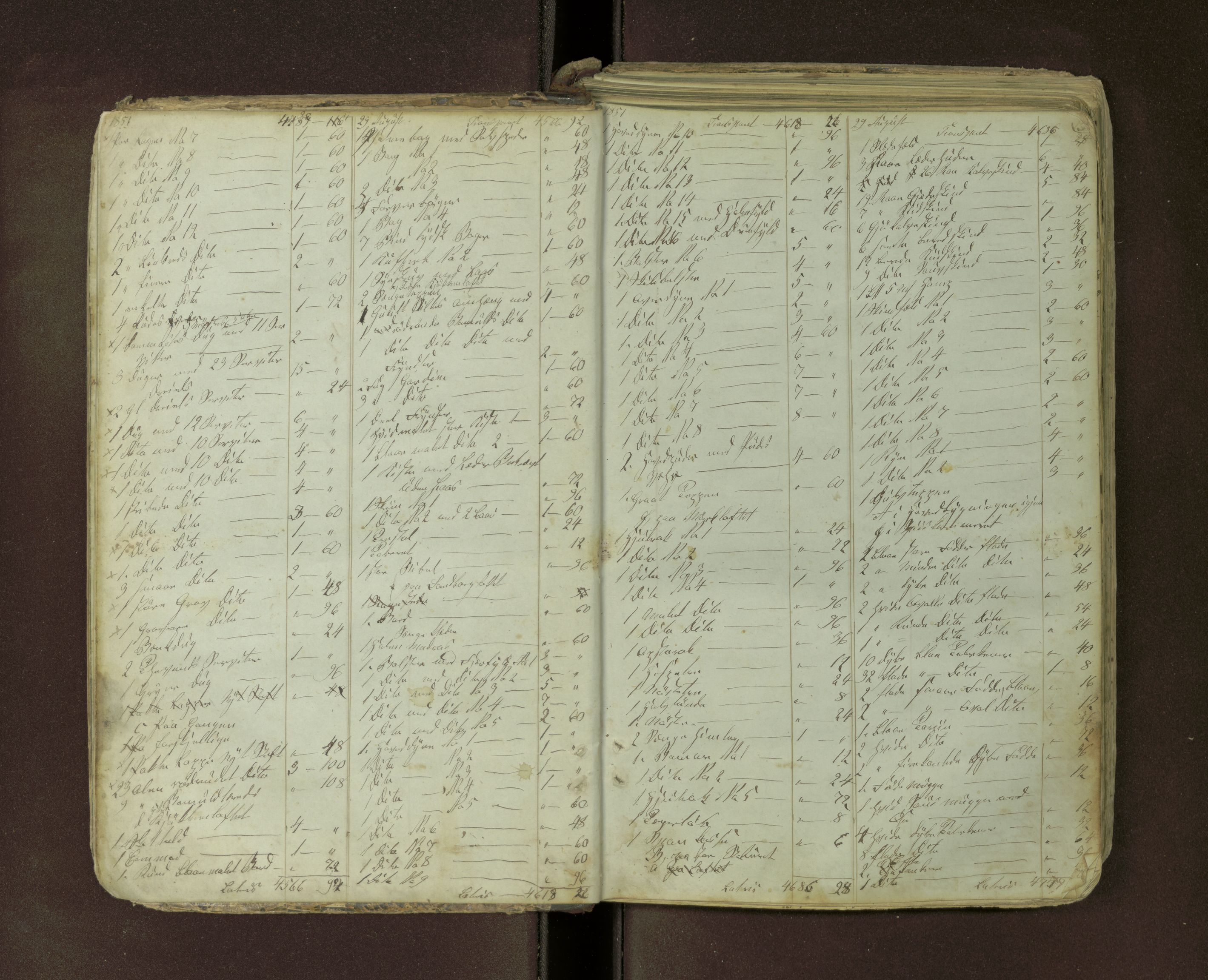 Tjøtta lensmannskontor, AV/SAT-A-5712/1/02/L0002: 2.02.01 - Registreringsprotokoll, merk. dødsanmeldelse, 1845-1873