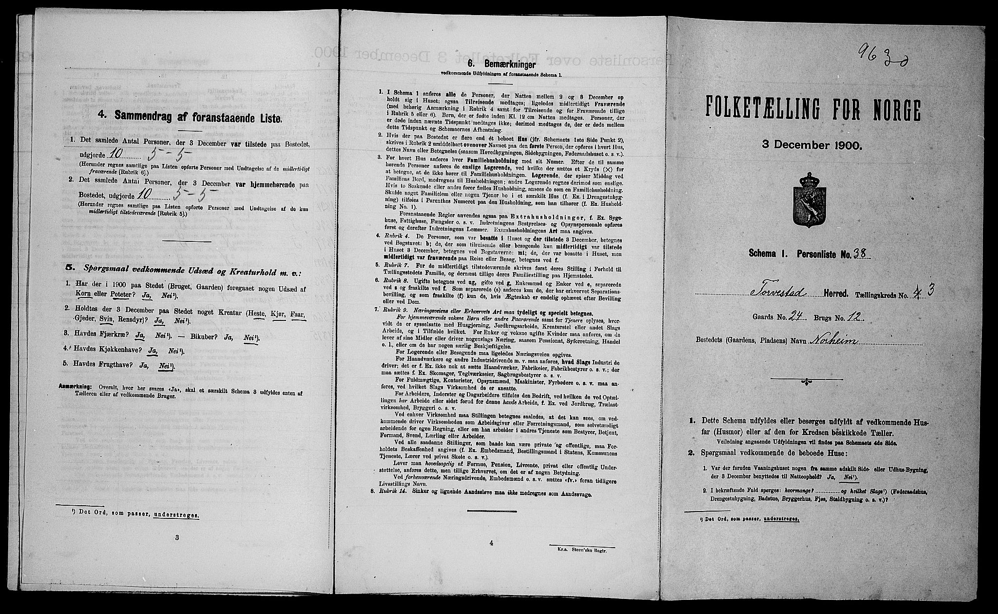 SAST, Folketelling 1900 for 1152 Torvastad herred, 1900, s. 514