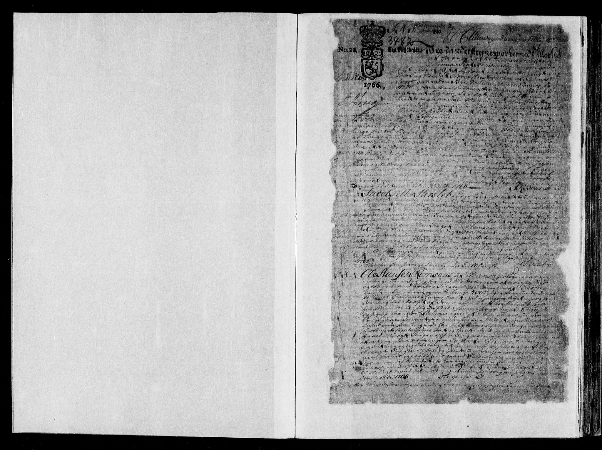 Øvre Romerike sorenskriveri, AV/SAO-A-10649/G/Gb/L0002a: Pantebok nr. 2a, 1766-1771, s. 1