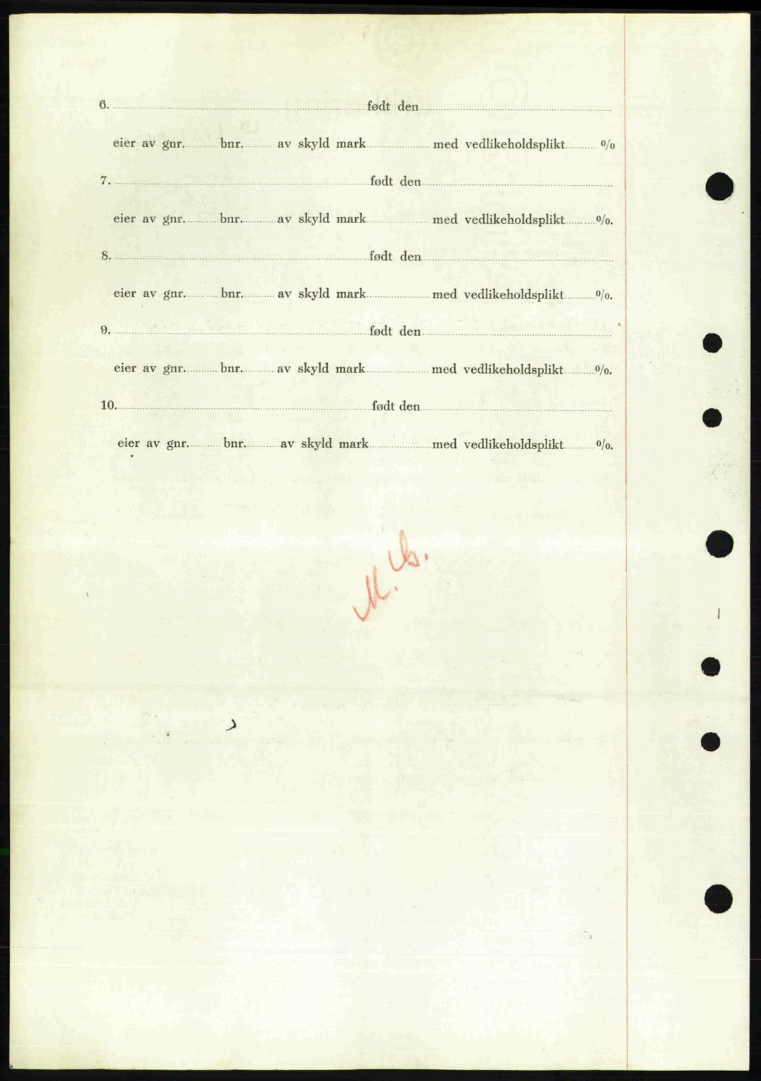 Nordre Sunnmøre sorenskriveri, AV/SAT-A-0006/1/2/2C/2Ca: Pantebok nr. A20b, 1946-1946, Dagboknr: 44/1946