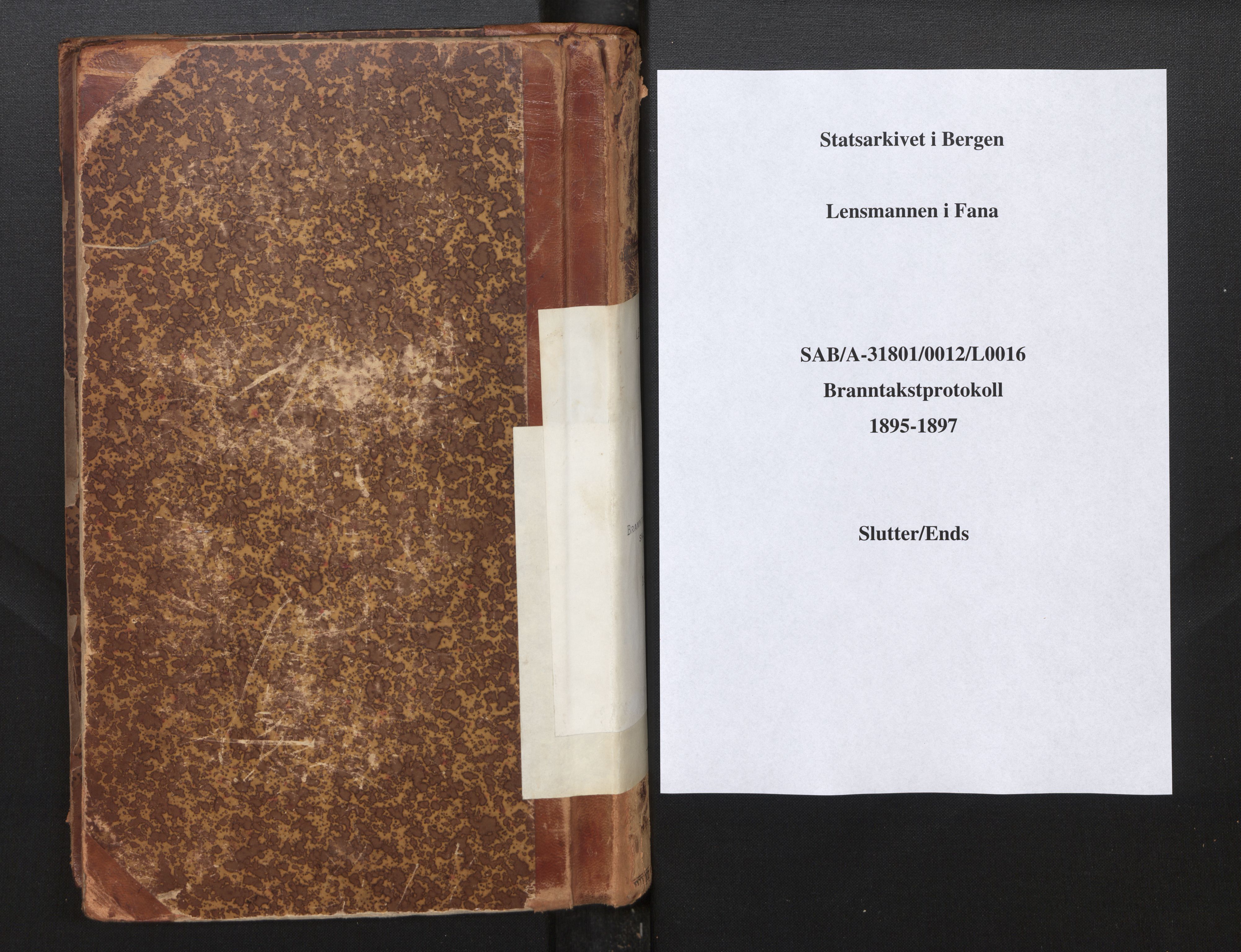 Lensmannen i Fana, SAB/A-31801/0012/L0016: Branntakstprotokoll skjematakst, 1895-1902