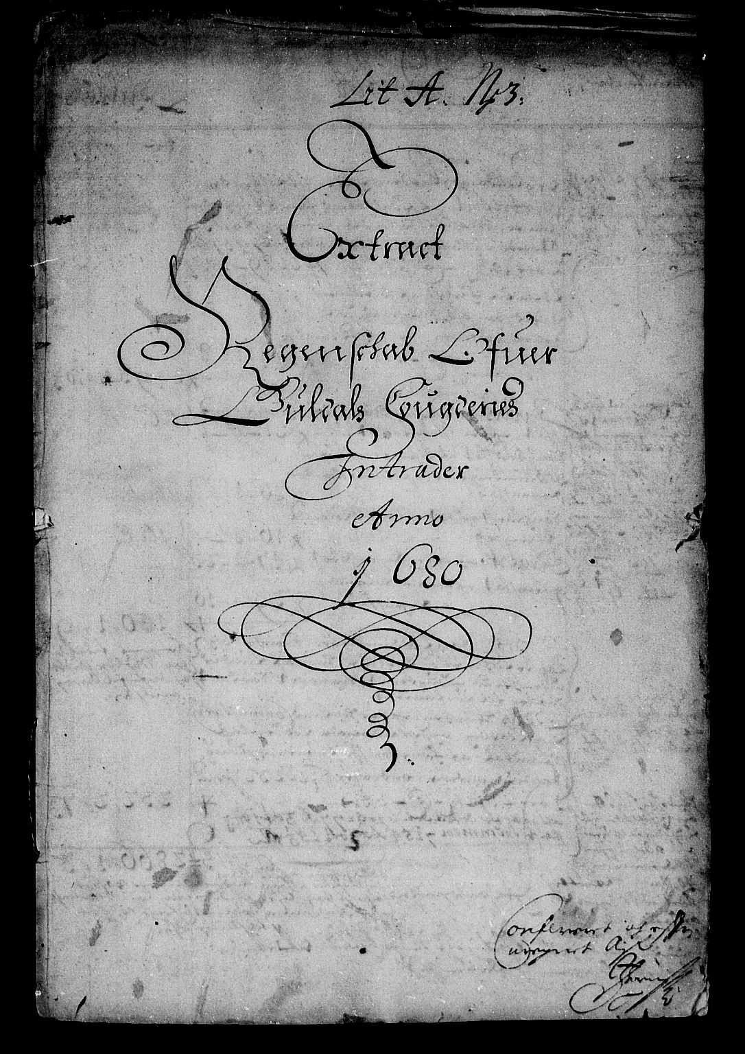 Rentekammeret inntil 1814, Reviderte regnskaper, Stiftamtstueregnskaper, Trondheim stiftamt og Nordland amt, AV/RA-EA-6044/R/Rf/L0059: Trondheim stiftamt, 1680