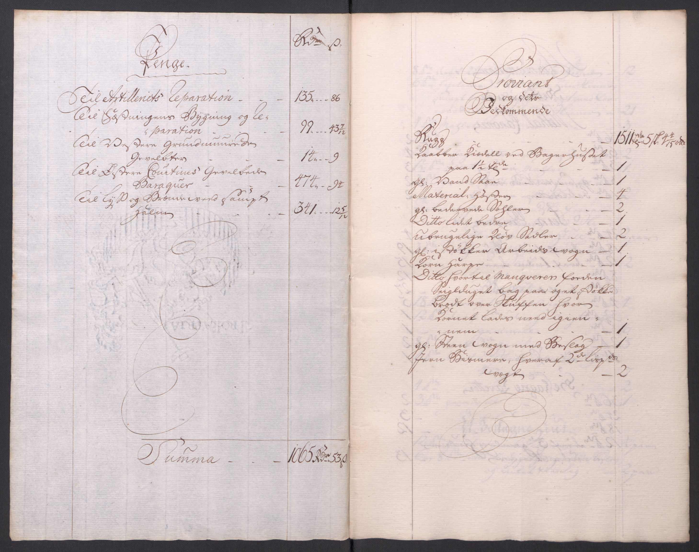 Kommanderende general (KG I) med Det norske krigsdirektorium, AV/RA-EA-5419/D/L0154: Fredriksten festning: Brev, inventarfortegnelser og regnskapsekstrakter, 1730-1739, s. 679