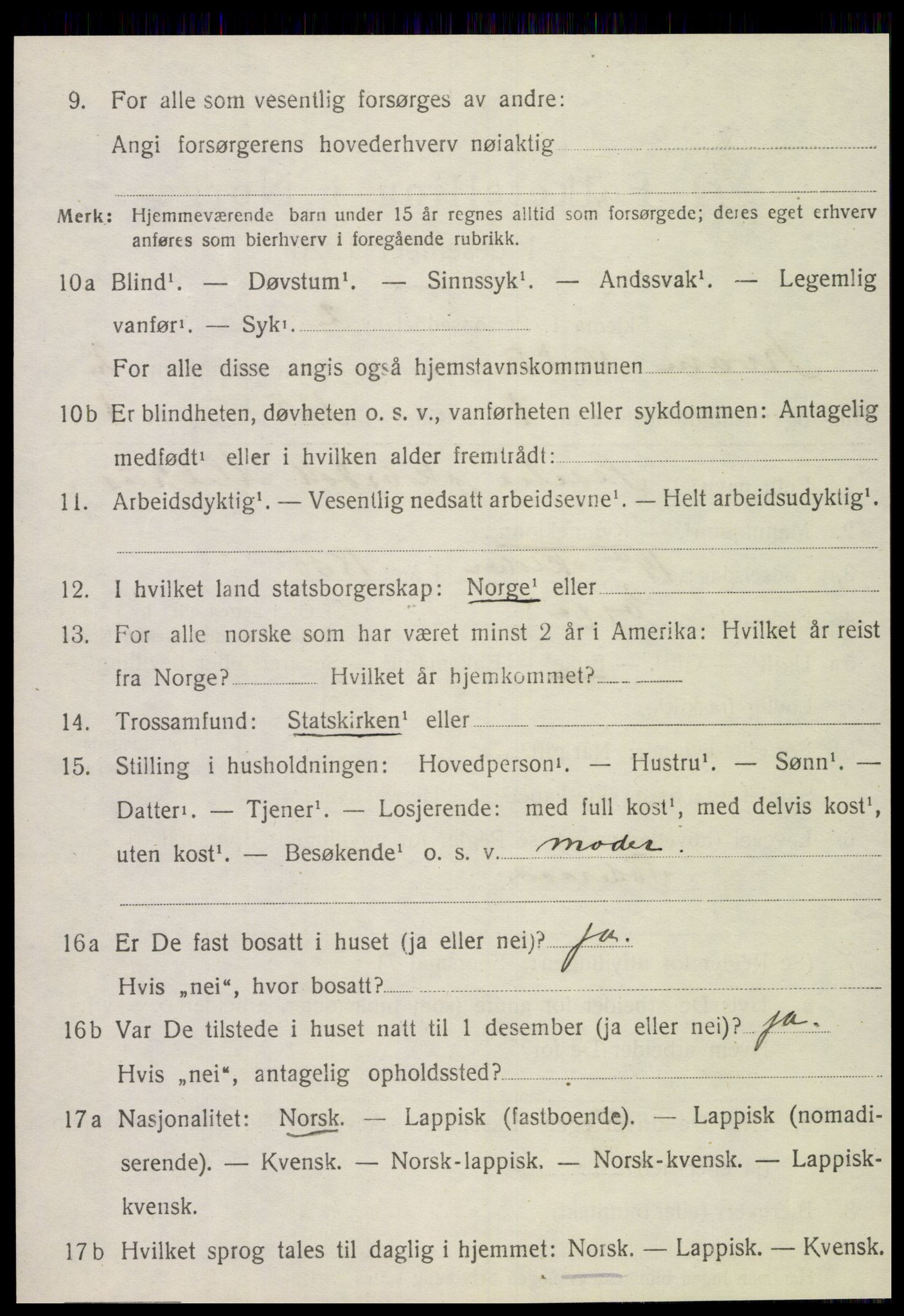 SAT, Folketelling 1920 for 1735 Kvam herred, 1920, s. 680