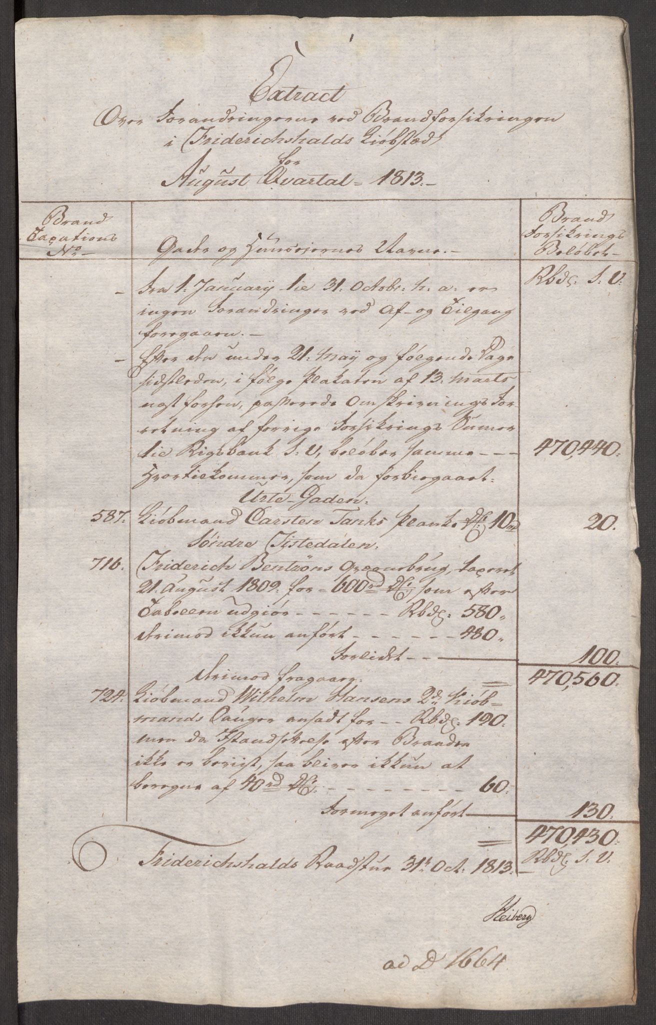 Kommersekollegiet, Brannforsikringskontoret 1767-1814, AV/RA-EA-5458/F/Fa/L0025/0002: Fredrikshald / Dokumenter, 1797-1807