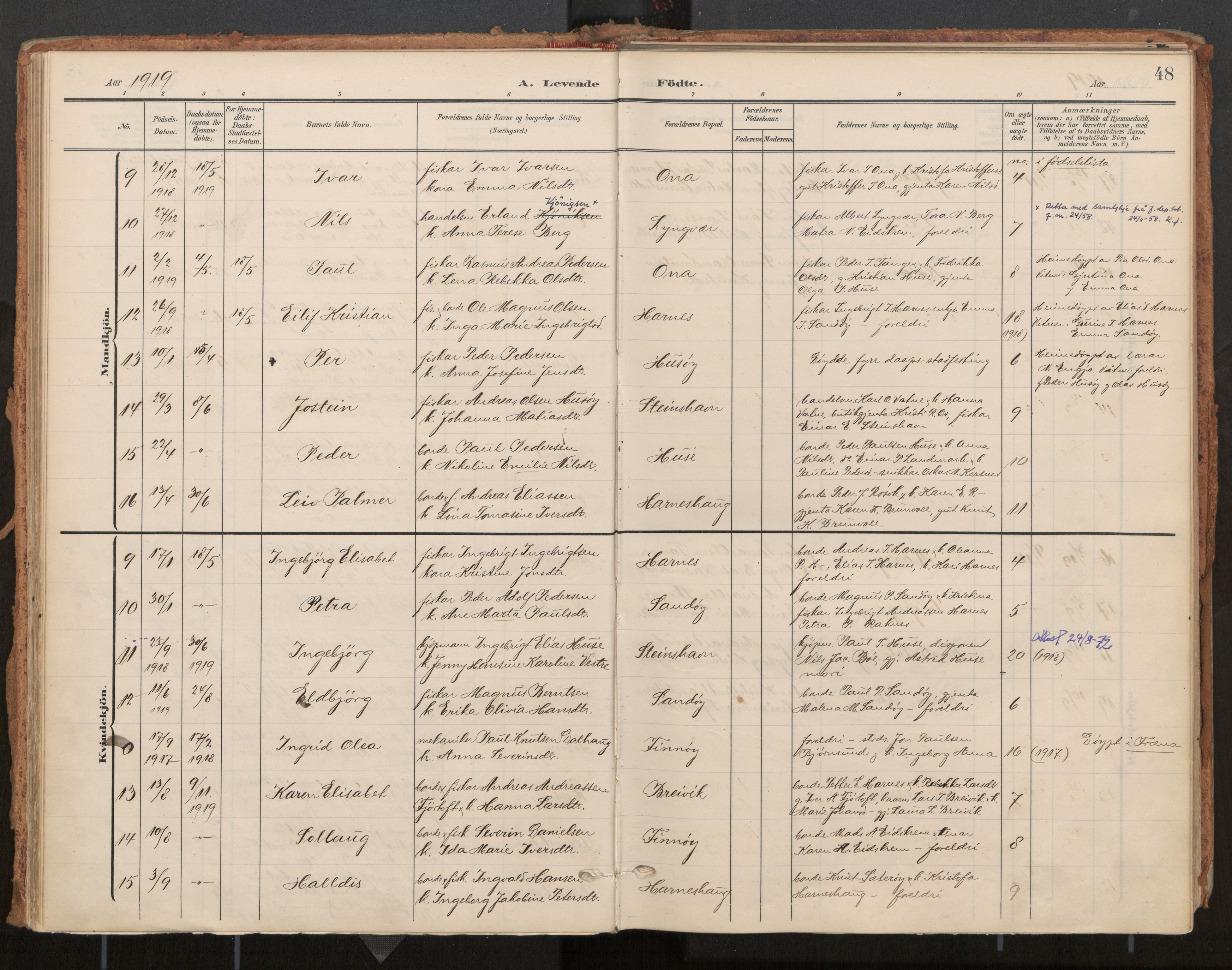 Ministerialprotokoller, klokkerbøker og fødselsregistre - Møre og Romsdal, SAT/A-1454/561/L0730: Ministerialbok nr. 561A04, 1901-1929, s. 48