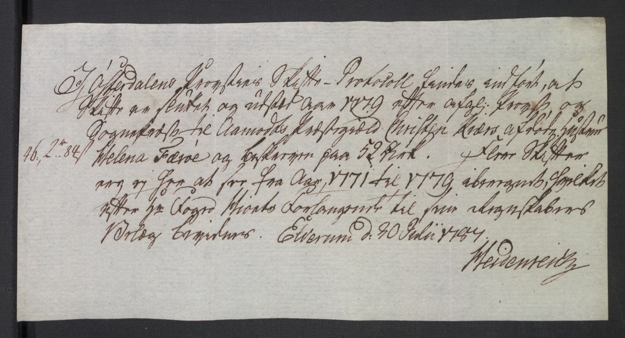 Rentekammeret inntil 1814, Reviderte regnskaper, Mindre regnskaper, AV/RA-EA-4068/Rb/L0014: Opplands amt, 1771-1779, s. 620