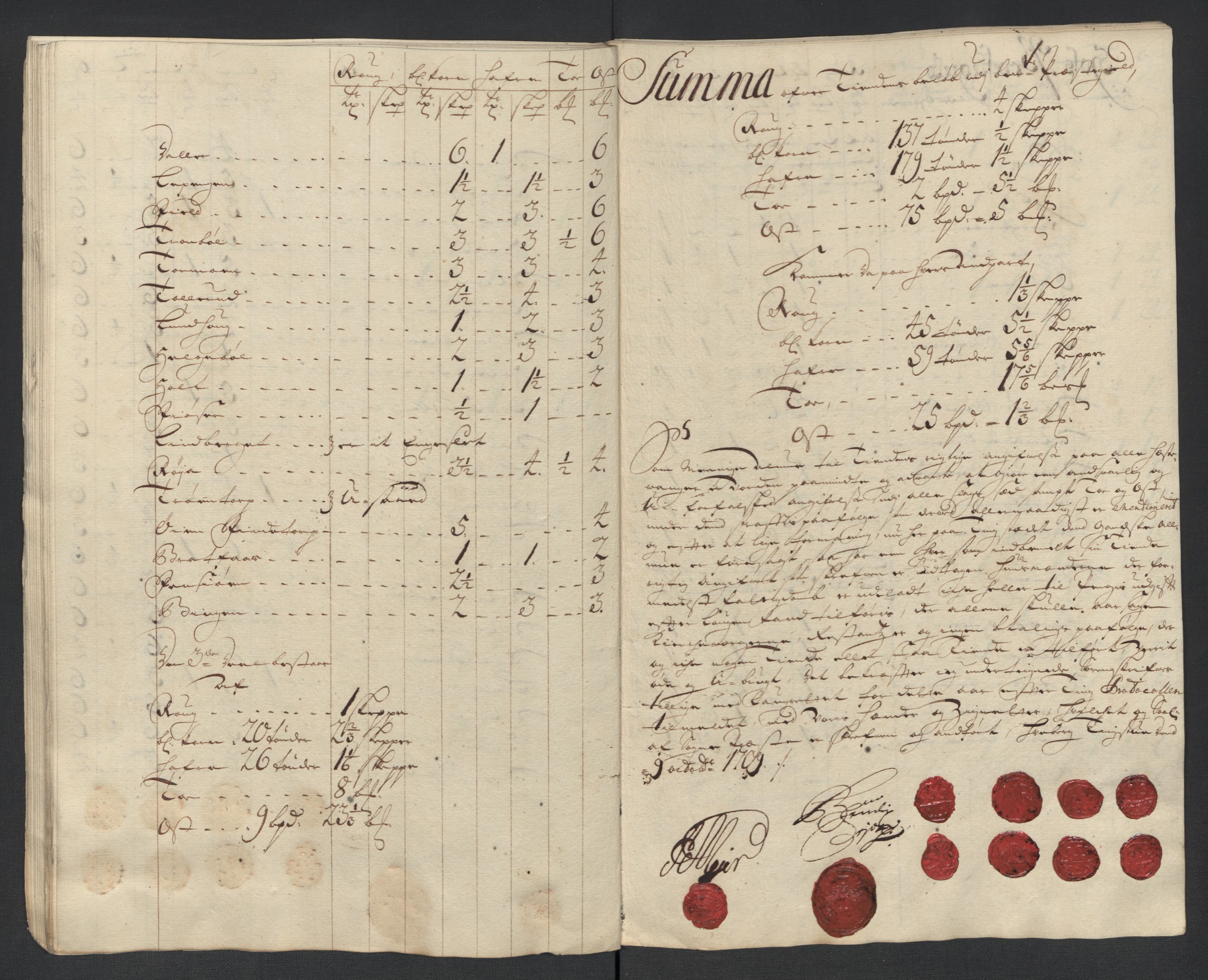 Rentekammeret inntil 1814, Reviderte regnskaper, Fogderegnskap, AV/RA-EA-4092/R13/L0846: Fogderegnskap Solør, Odal og Østerdal, 1709, s. 93