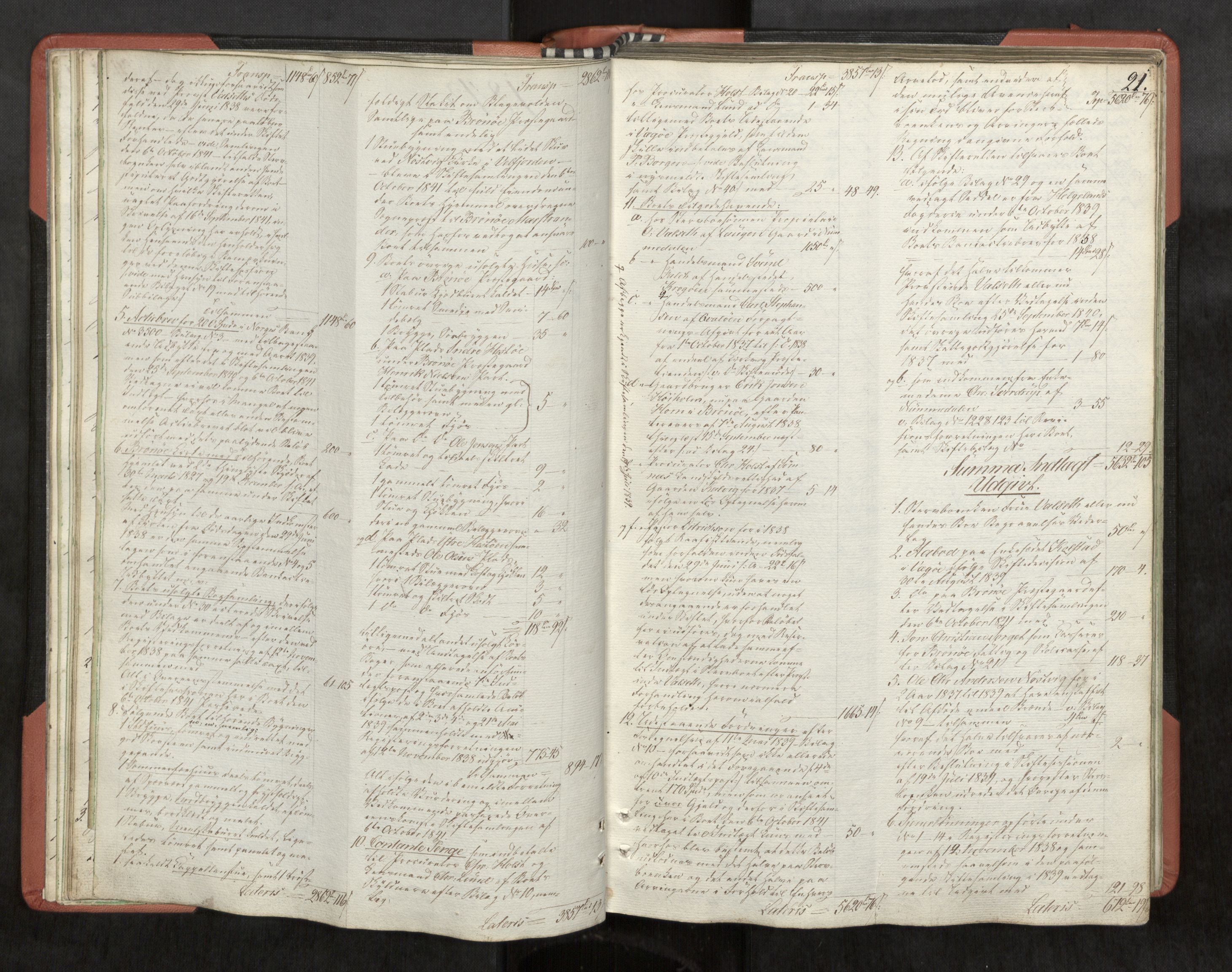 Helgeland sorenskriveri, AV/SAT-A-0004/3/3A/L0100: Skifteprotokoll 45, 1841-1844, s. 21
