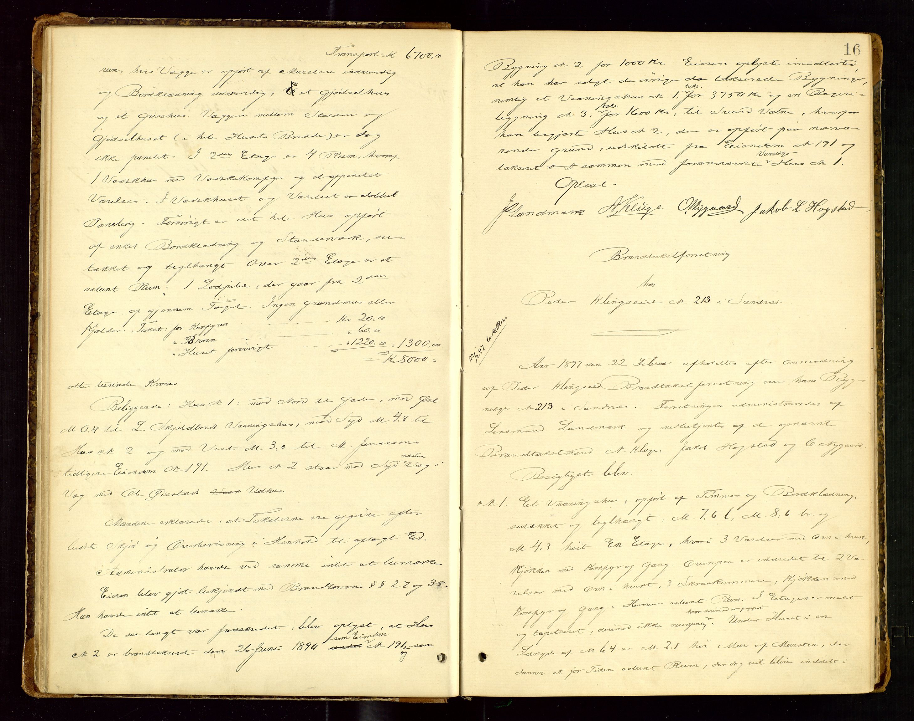 Høyland/Sandnes lensmannskontor, AV/SAST-A-100166/Goc/L0002: "Brandtakstprotokol", 1896-1899, s. 15b-16a