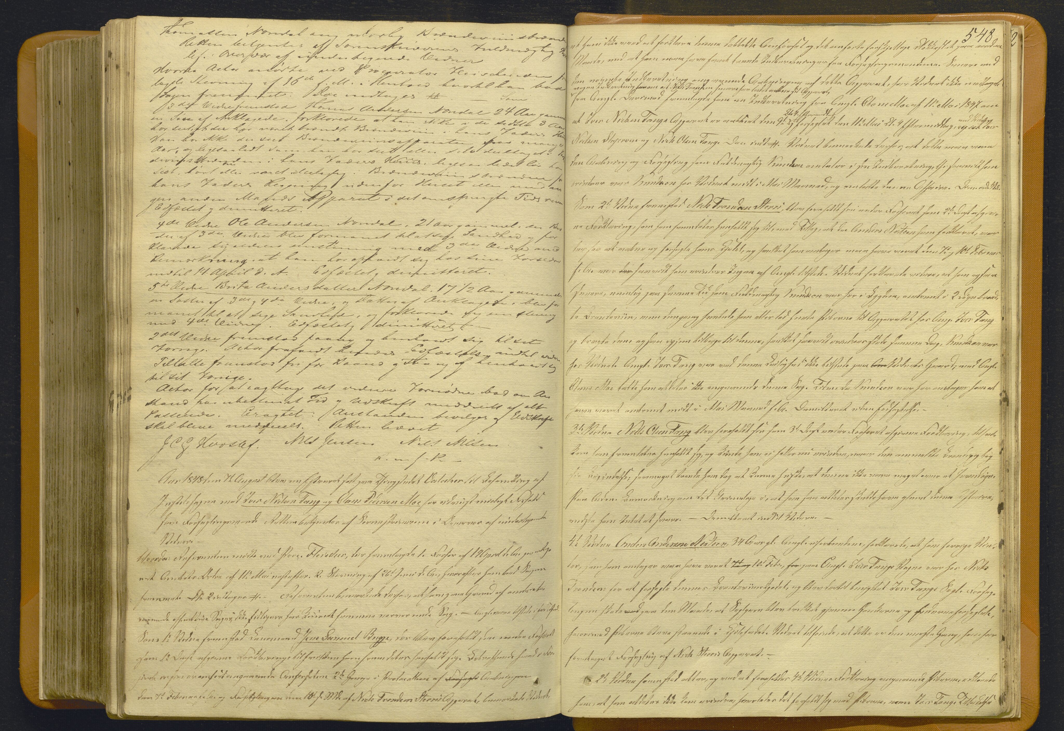 Indre Sogn tingrett, AV/SAB-A-3301/1/F/Fb/Fbc/L0007: Offentlege saker, Ba 7, 1843-1849, s. 547b-548a