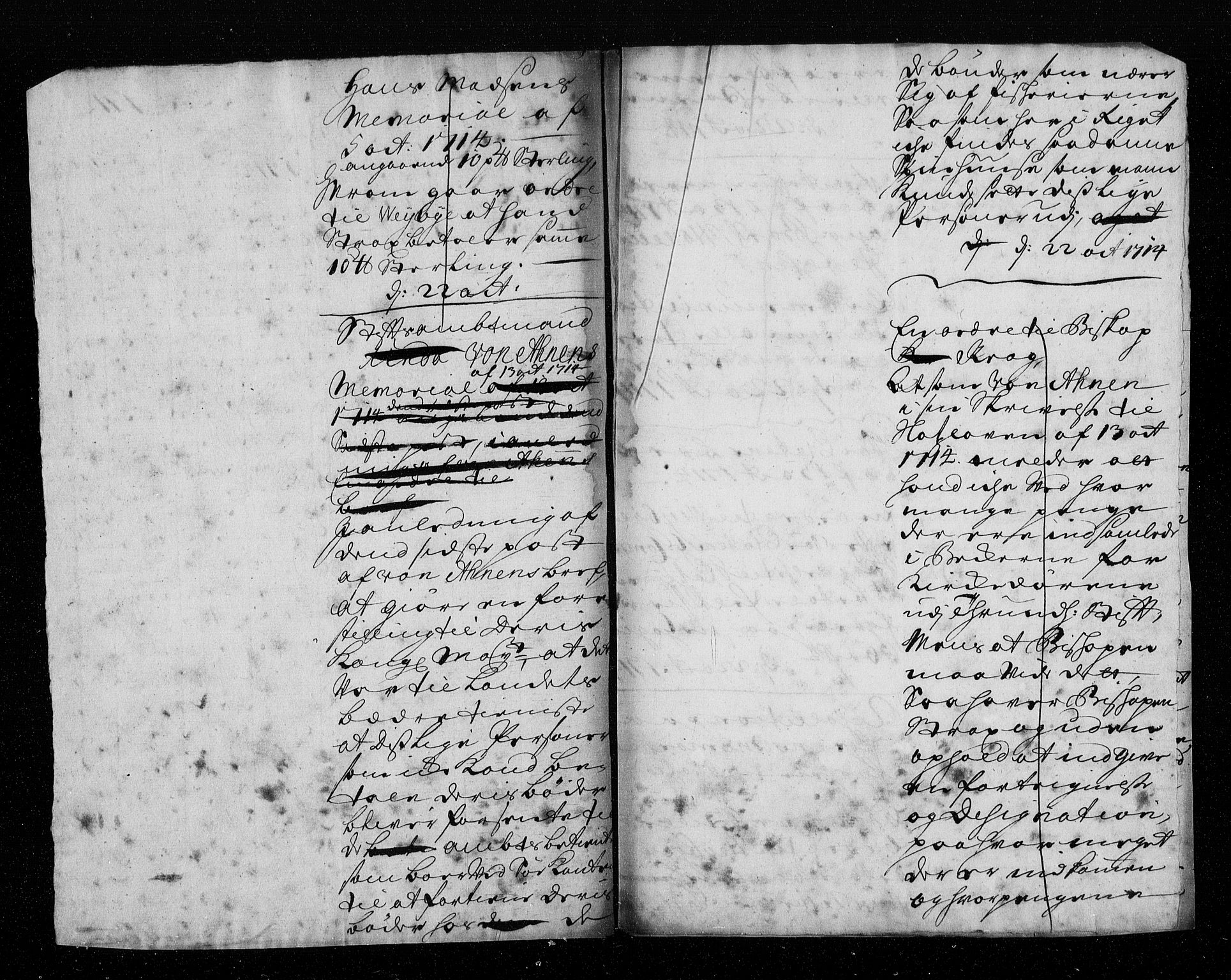 Stattholderembetet 1572-1771, AV/RA-EA-2870/Aa/L0006: Konsept til voteringsprotokoll, 1714-1715, s. 215