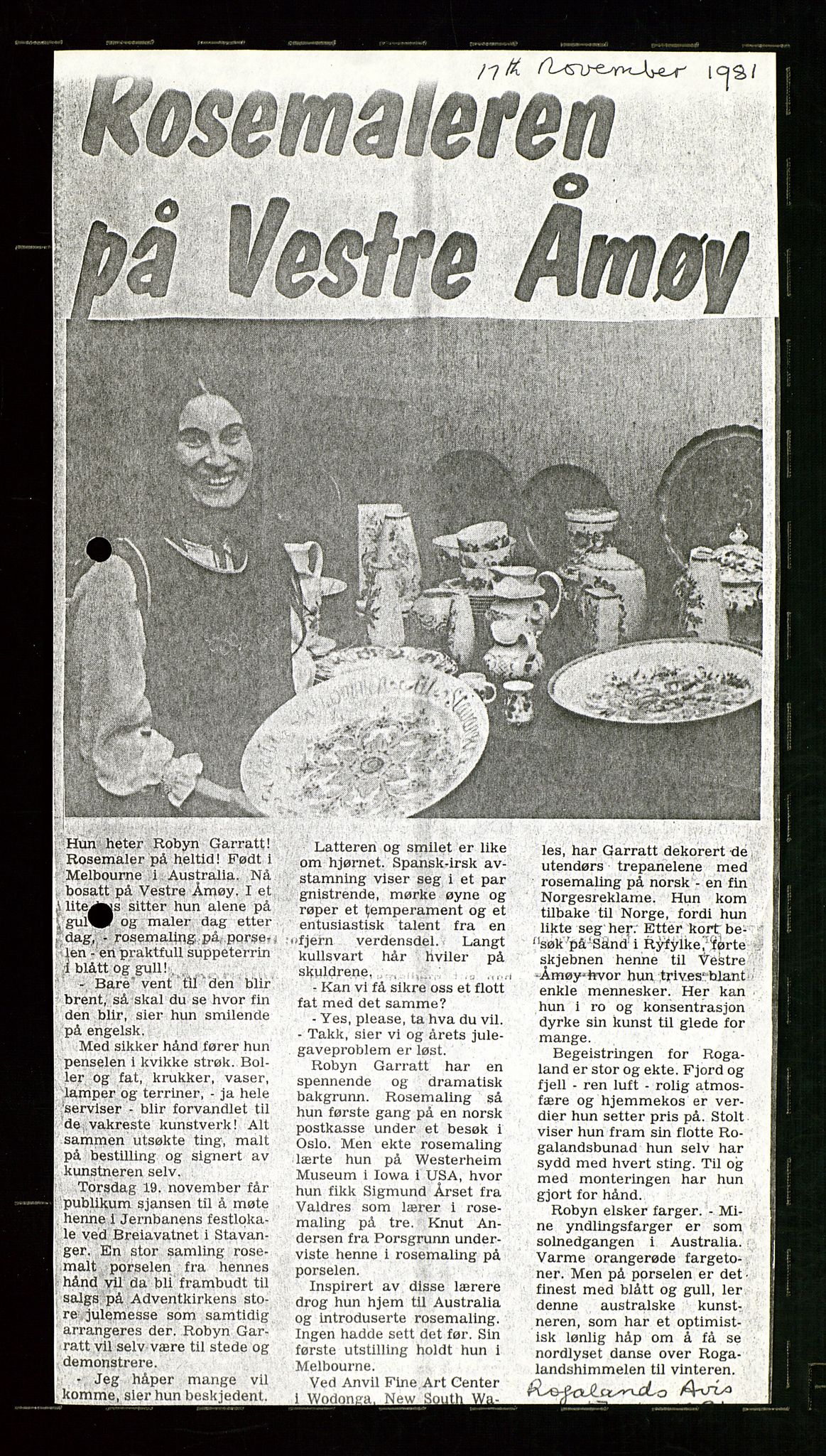 PA 1547 - Petroleum Wives Club, AV/SAST-A-101974/D/Da/L0003: President's file, 1985-1990
