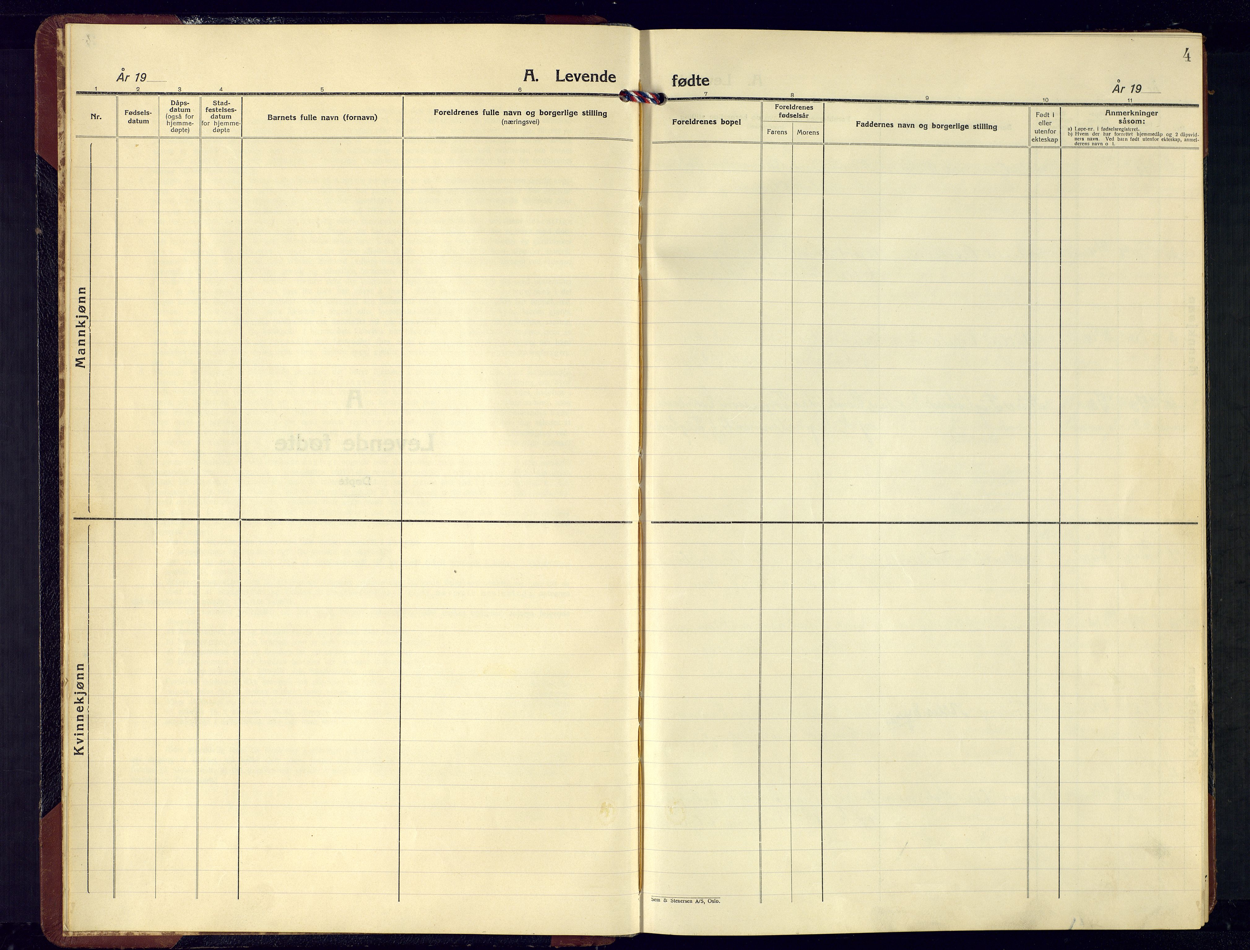 Bjelland sokneprestkontor, AV/SAK-1111-0005/F/Fb/Fbb/L0007: Klokkerbok nr. B-7, 1947-1979, s. 4