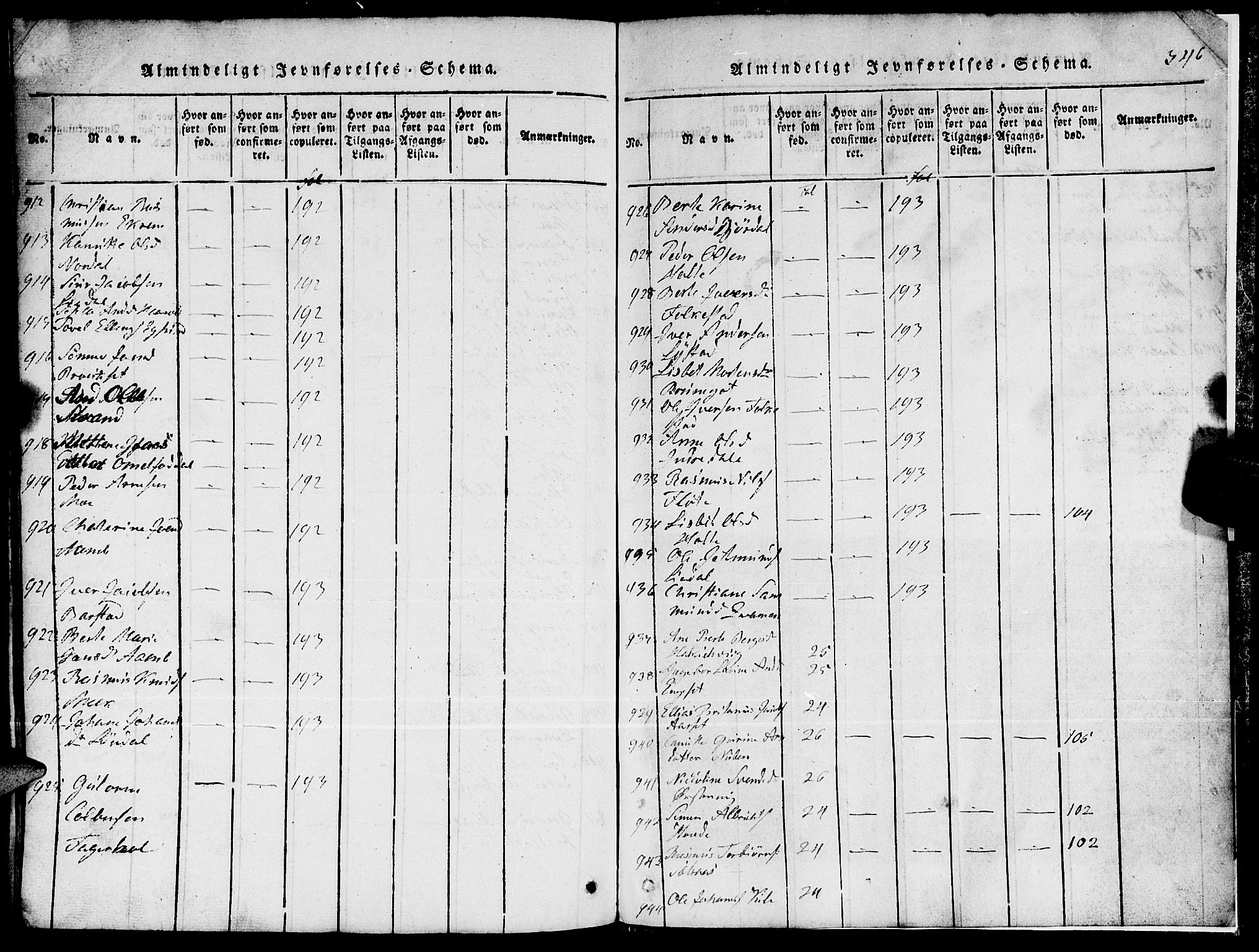 Ministerialprotokoller, klokkerbøker og fødselsregistre - Møre og Romsdal, AV/SAT-A-1454/511/L0155: Klokkerbok nr. 511C01, 1817-1829, s. 346