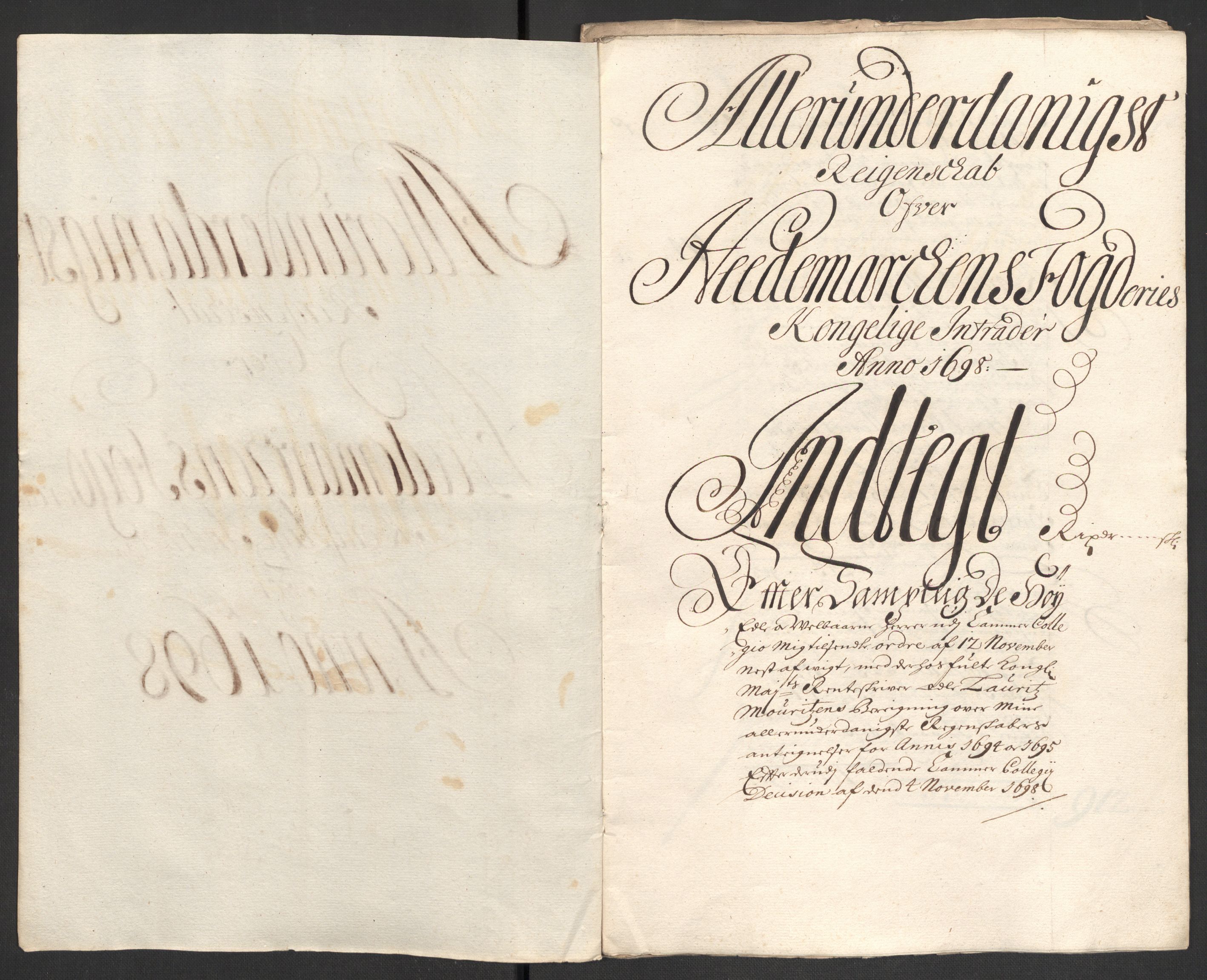 Rentekammeret inntil 1814, Reviderte regnskaper, Fogderegnskap, RA/EA-4092/R16/L1037: Fogderegnskap Hedmark, 1697-1698, s. 320