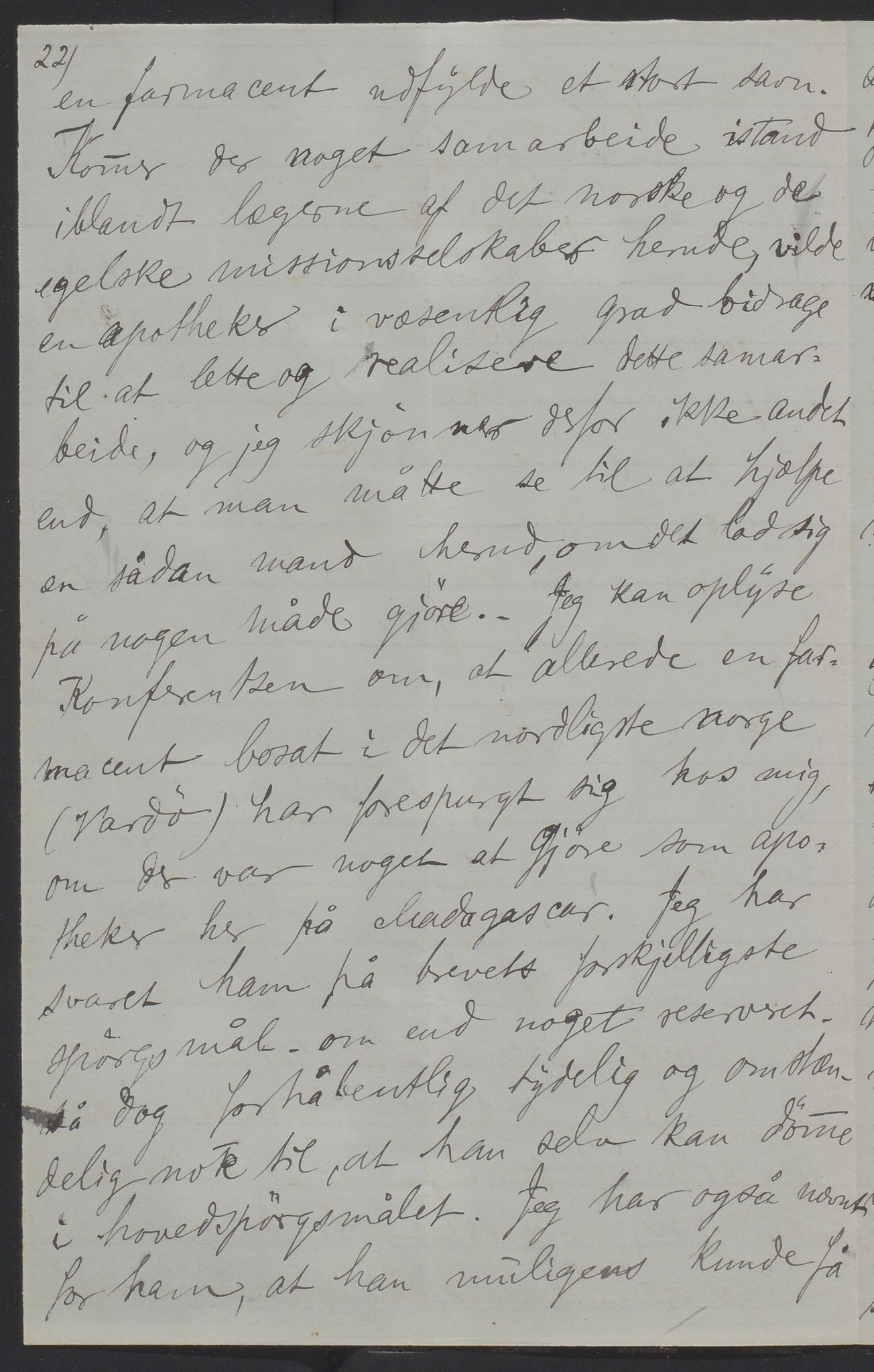 Det Norske Misjonsselskap - hovedadministrasjonen, VID/MA-A-1045/D/Da/Daa/L0036/0011: Konferansereferat og årsberetninger / Konferansereferat fra Madagaskar Innland., 1886, s. 22