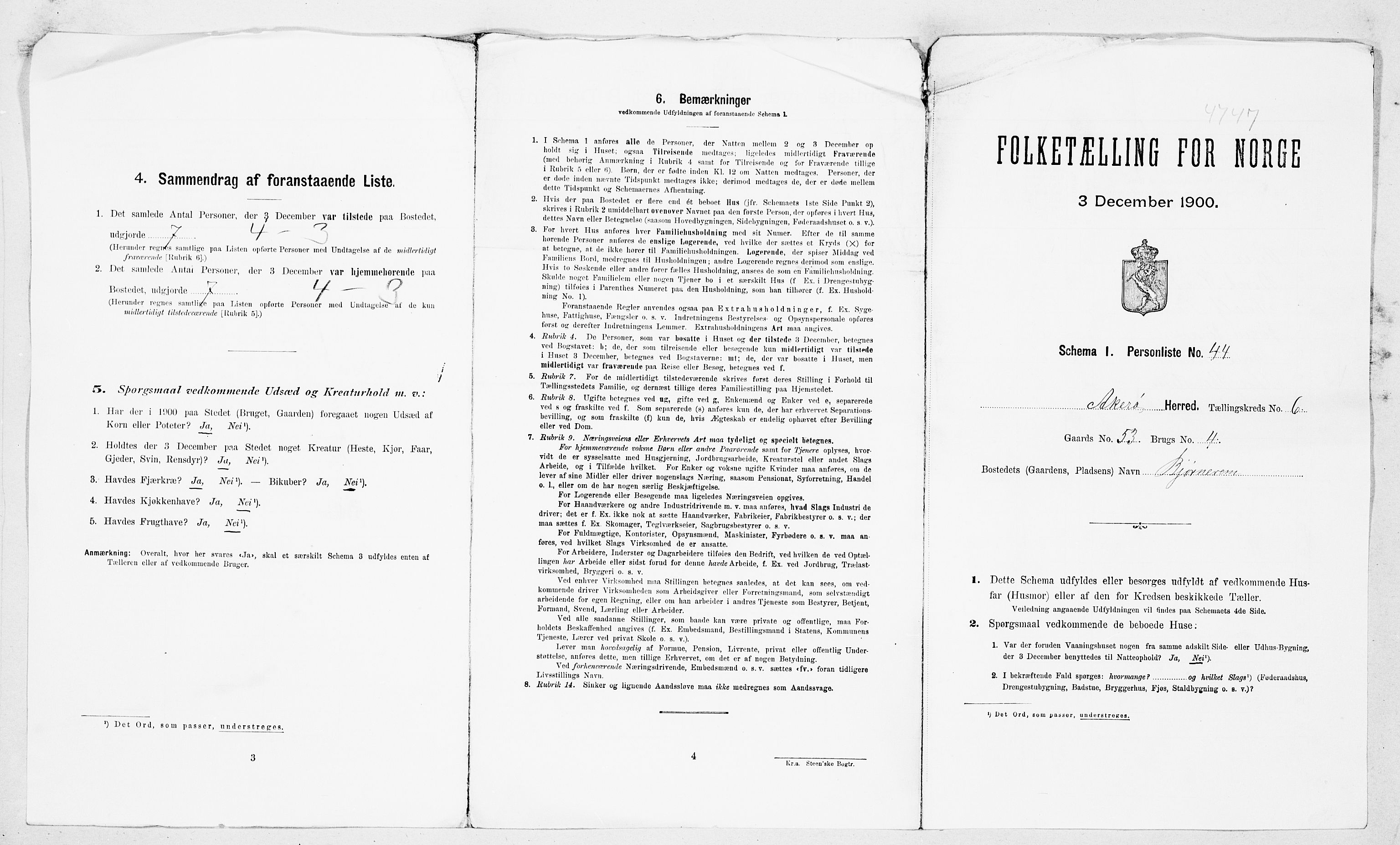 SAT, Folketelling 1900 for 1545 Aukra herred, 1900, s. 667