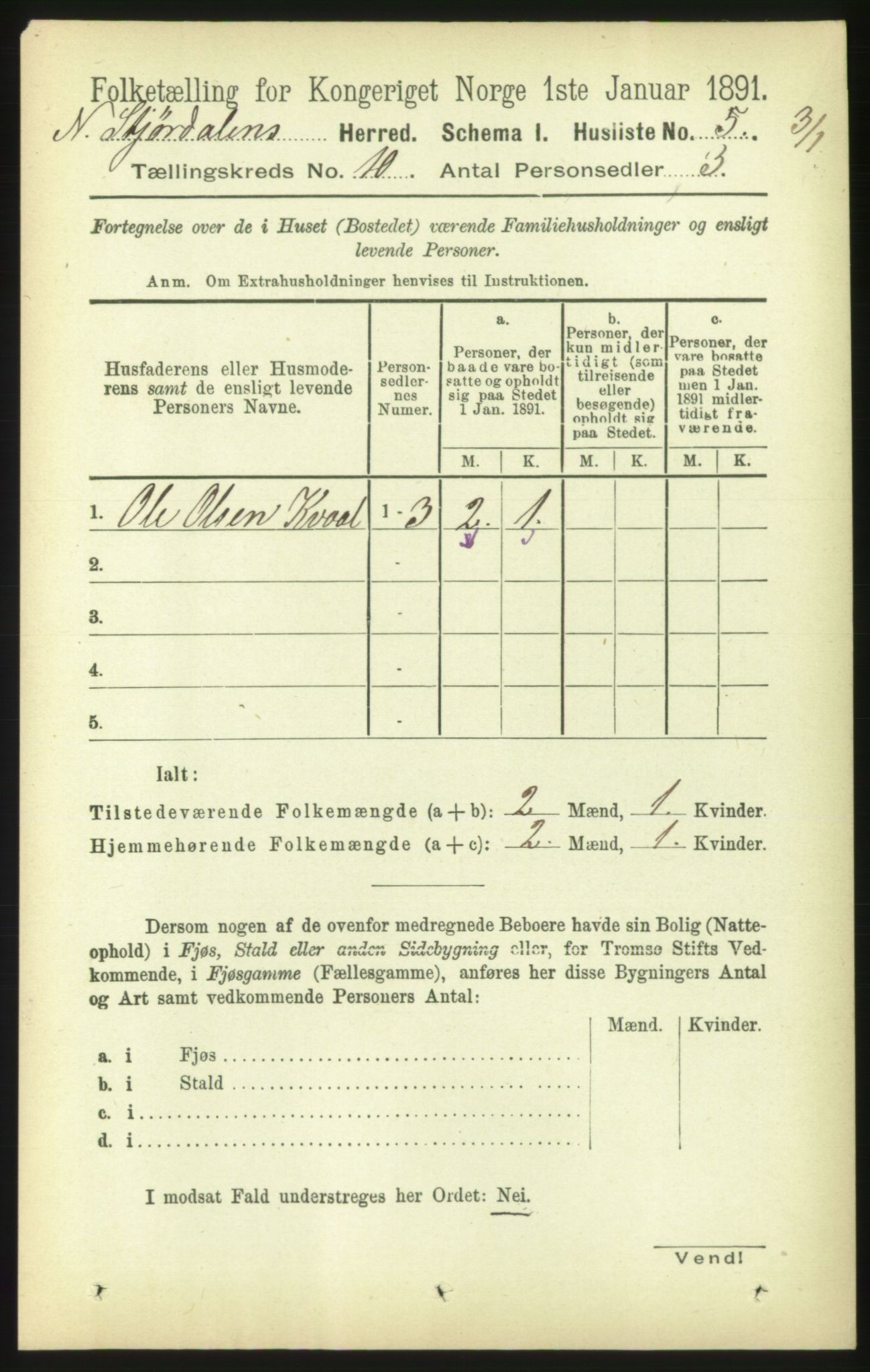 RA, Folketelling 1891 for 1714 Nedre Stjørdal herred, 1891, s. 5484