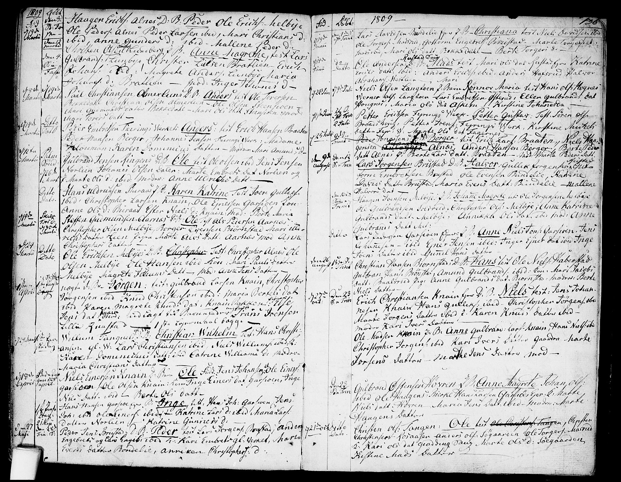 Hurdal prestekontor Kirkebøker, AV/SAO-A-10889/F/Fa/L0001: Ministerialbok nr. I 1, 1777-1812, s. 136