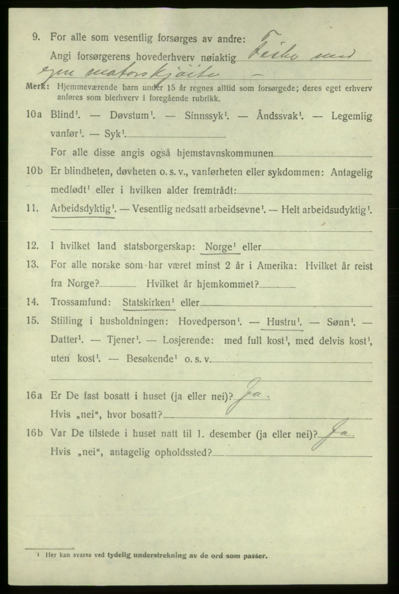 SAB, Folketelling 1920 for 1220 Bremnes herred, 1920, s. 4043