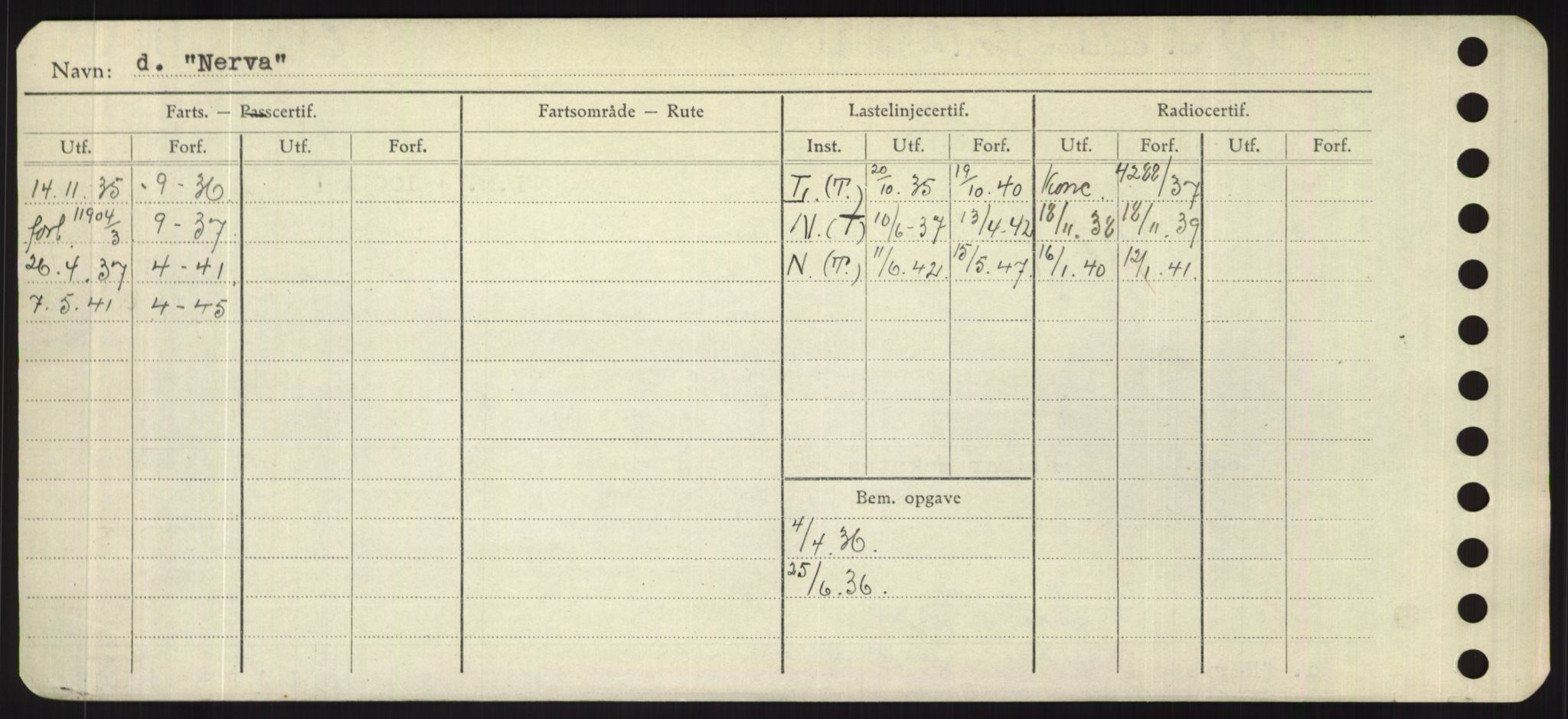 Sjøfartsdirektoratet med forløpere, Skipsmålingen, RA/S-1627/H/Hd/L0026: Fartøy, N-Norhol, s. 140